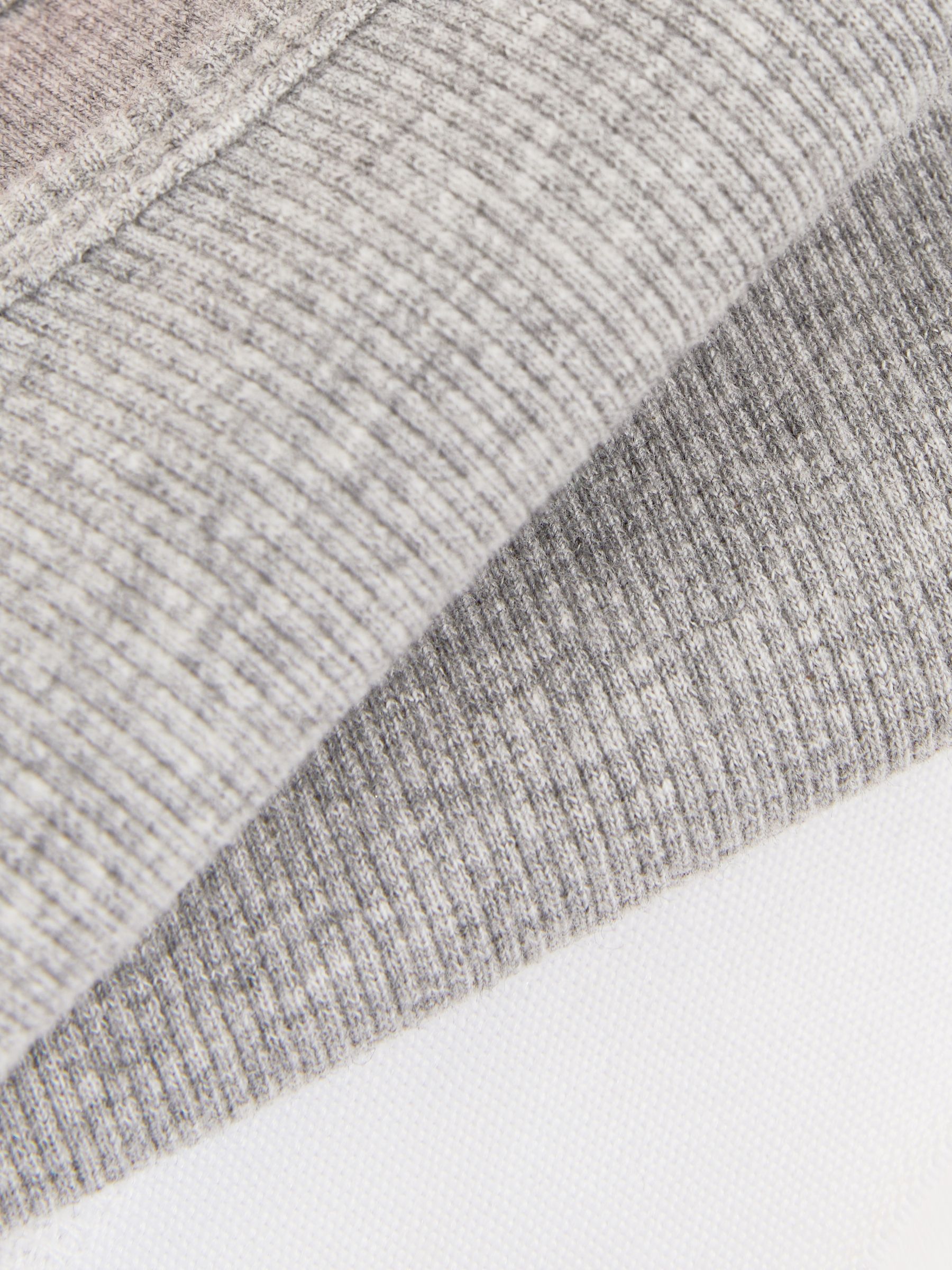 McLaren F1 Team Ribbed Cropped Vest in Grey Melange