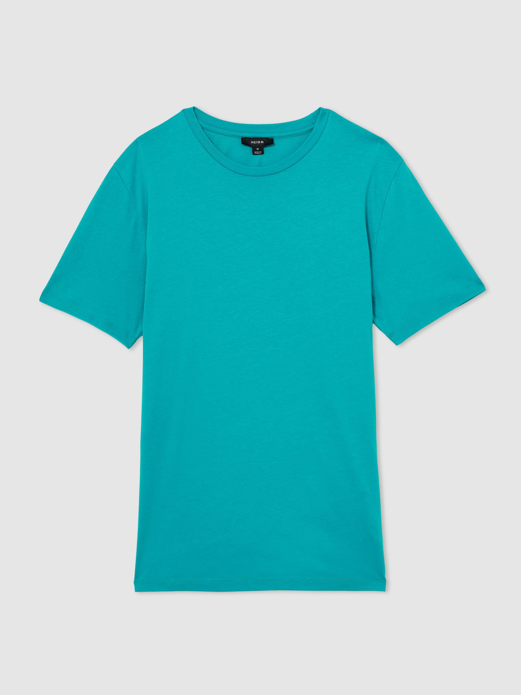 Crew Neck T-Shirt in Seafoam