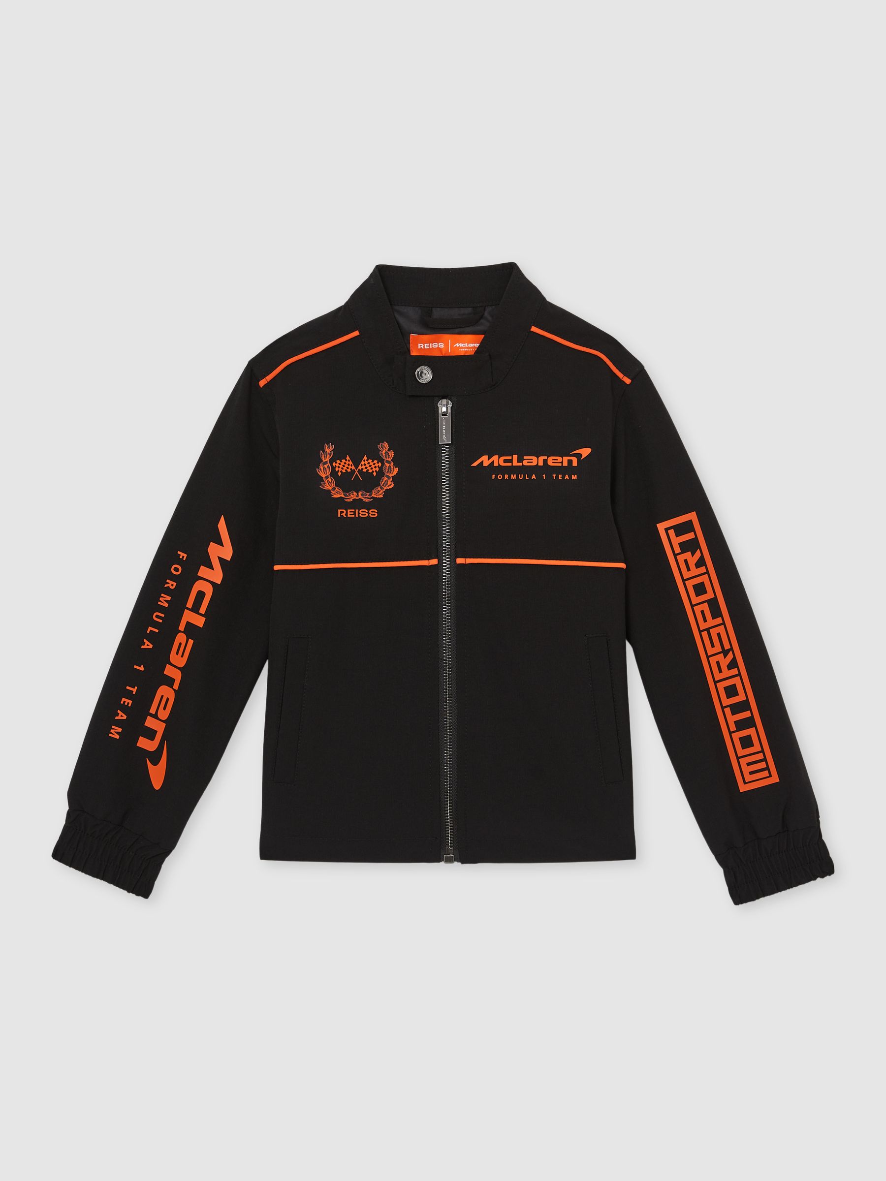 3-9 yrs Unisex Fit McLaren F1 Team Technical Logo Jacket in Black