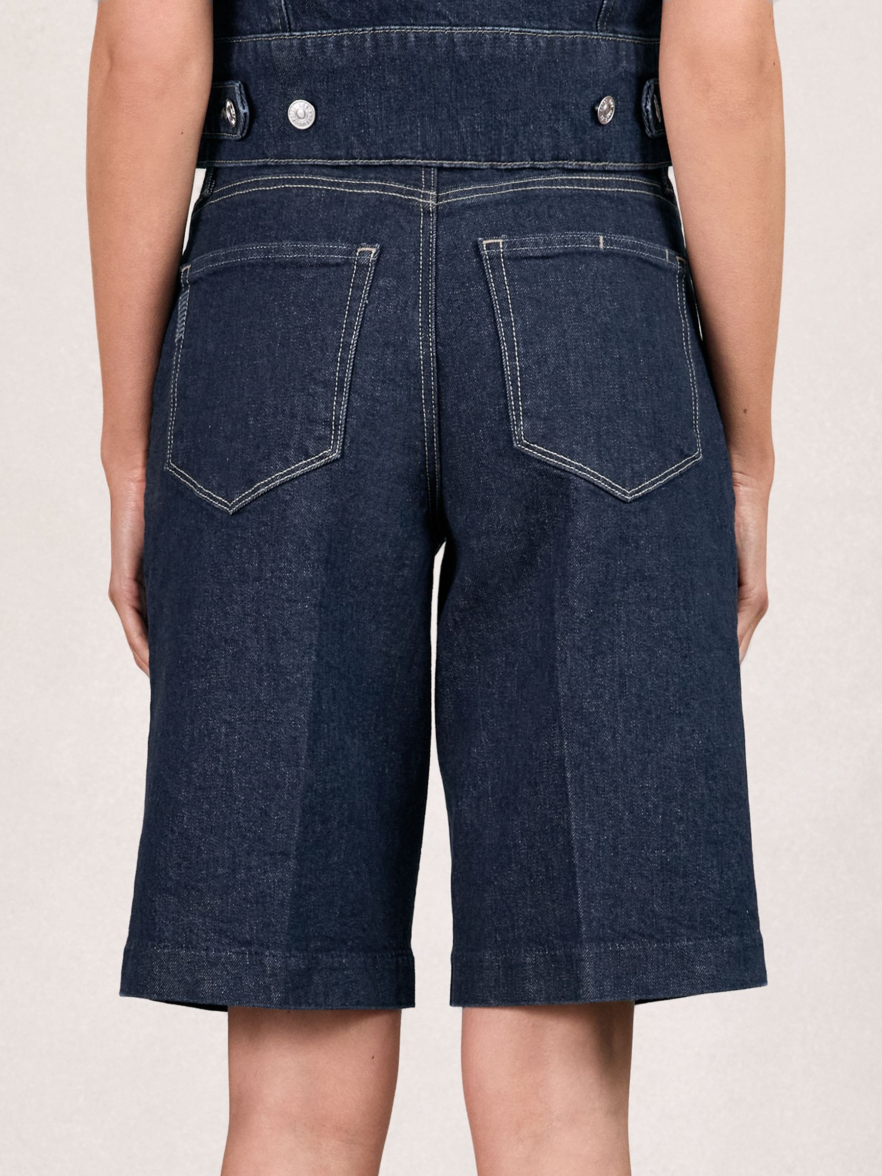 Paige Denim Bermuda Shorts in Navy