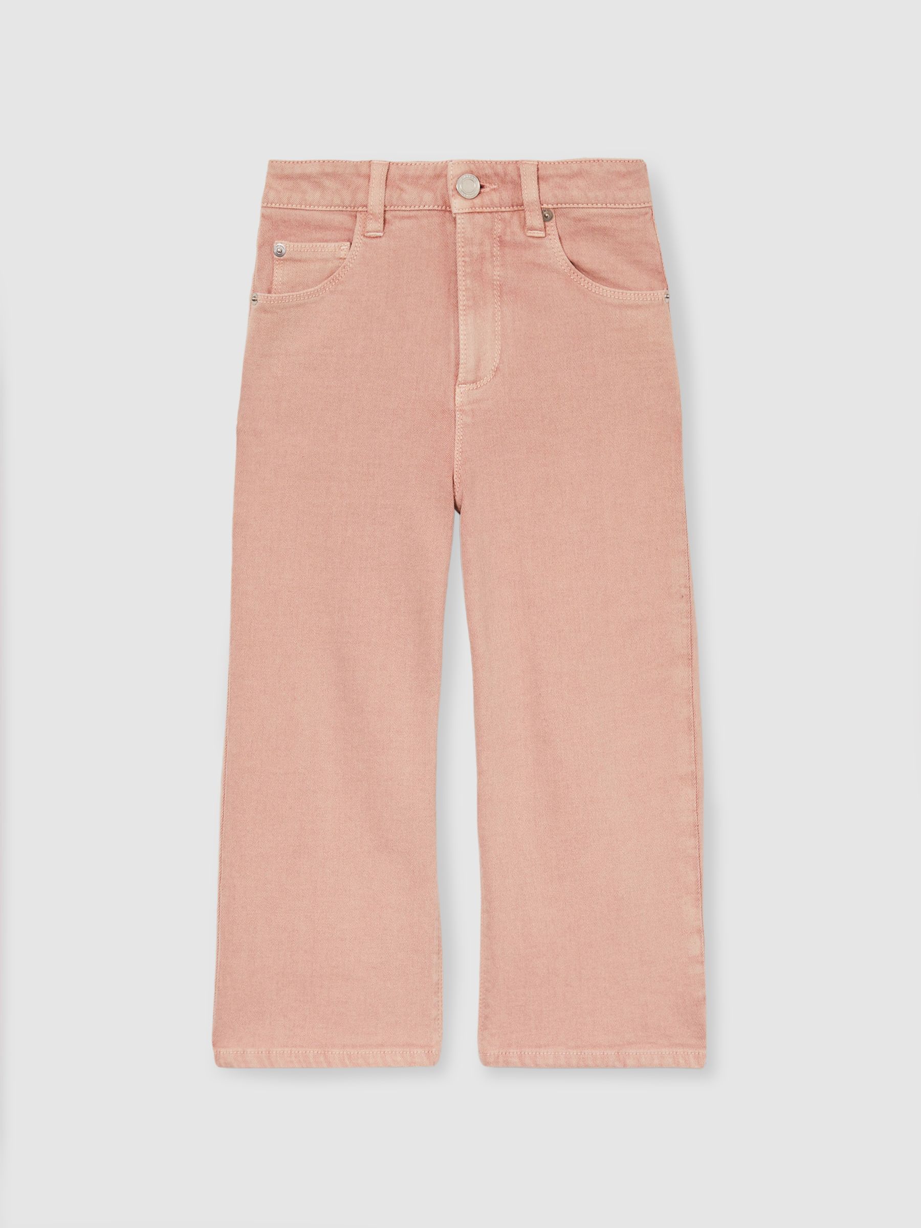 9-13 yrs Wide-Leg Jeans in Pink