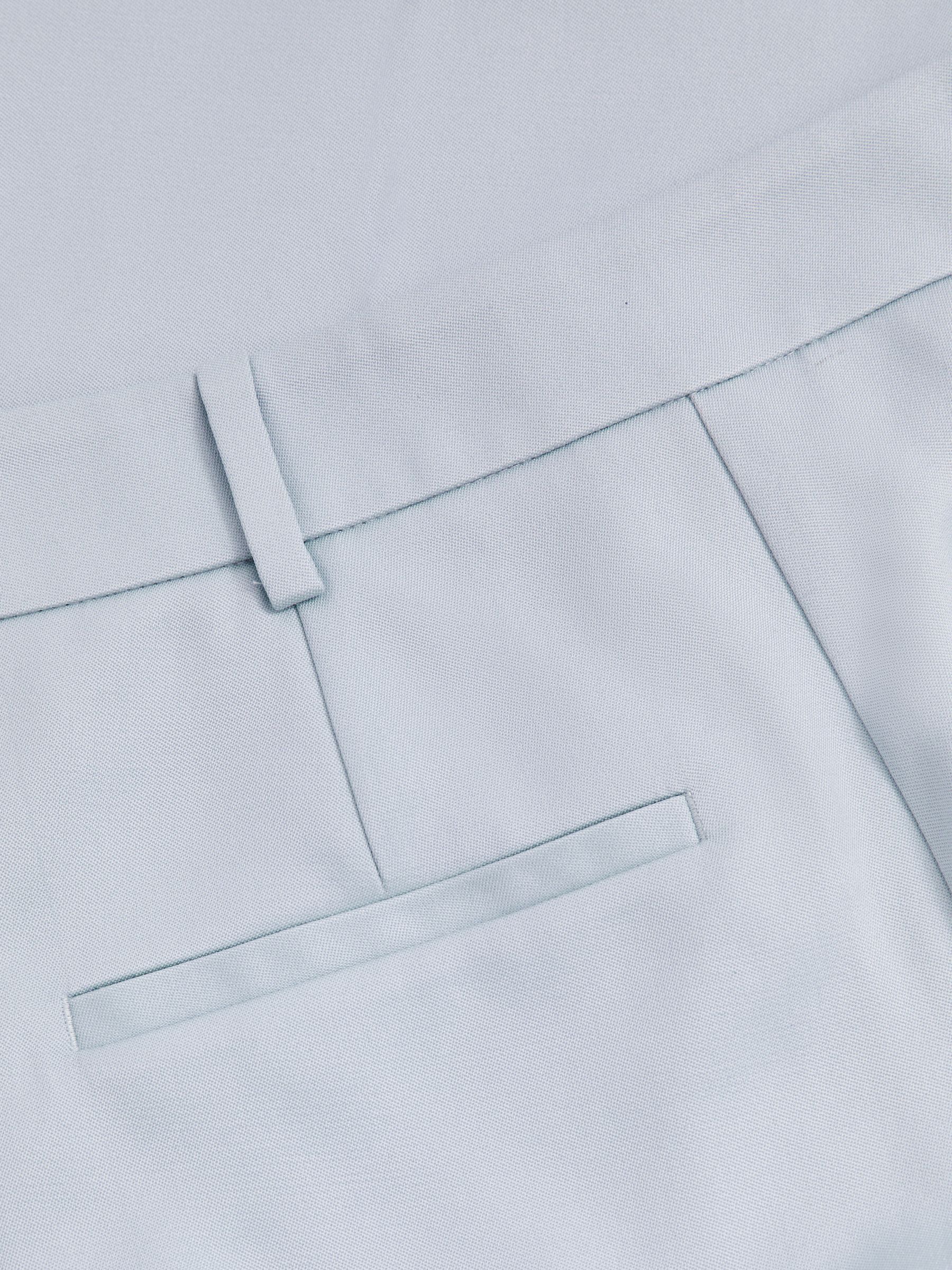 Wide-Leg Tailored Trousers in Blue