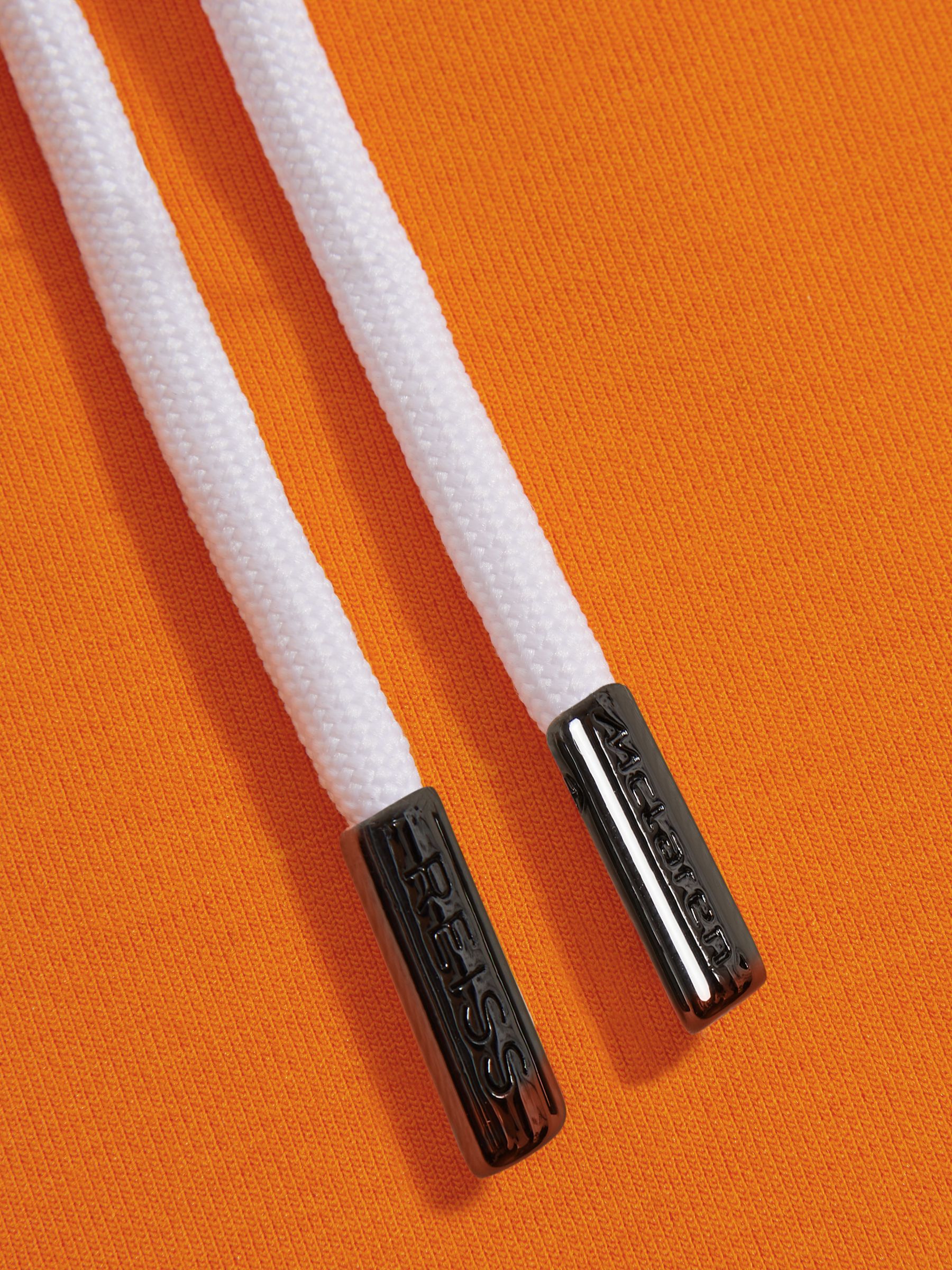 McLaren F1 Interlock Jersey Hoodie in Papaya