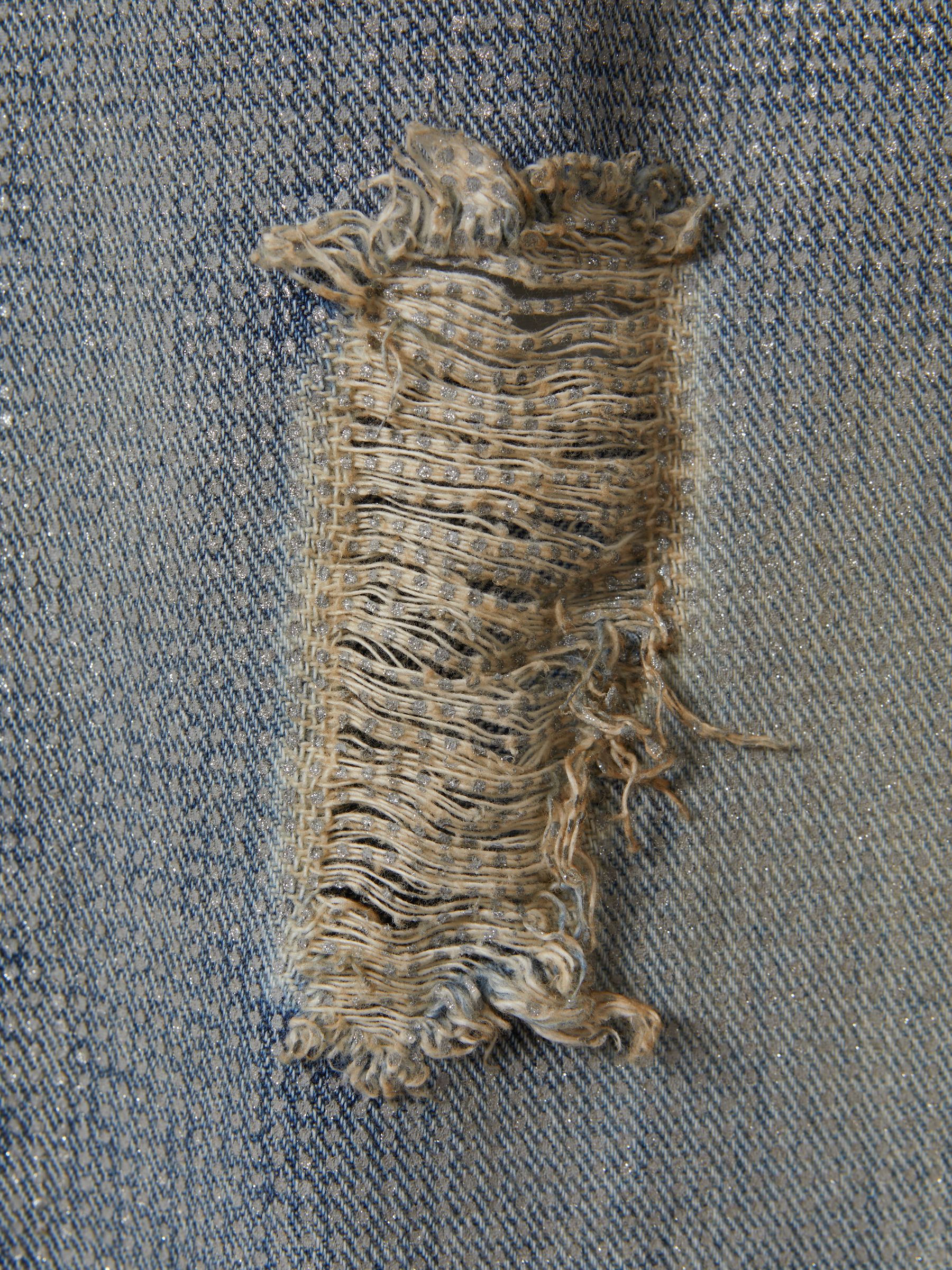 Atelier Embellished Wide Leg Jeans in Blue