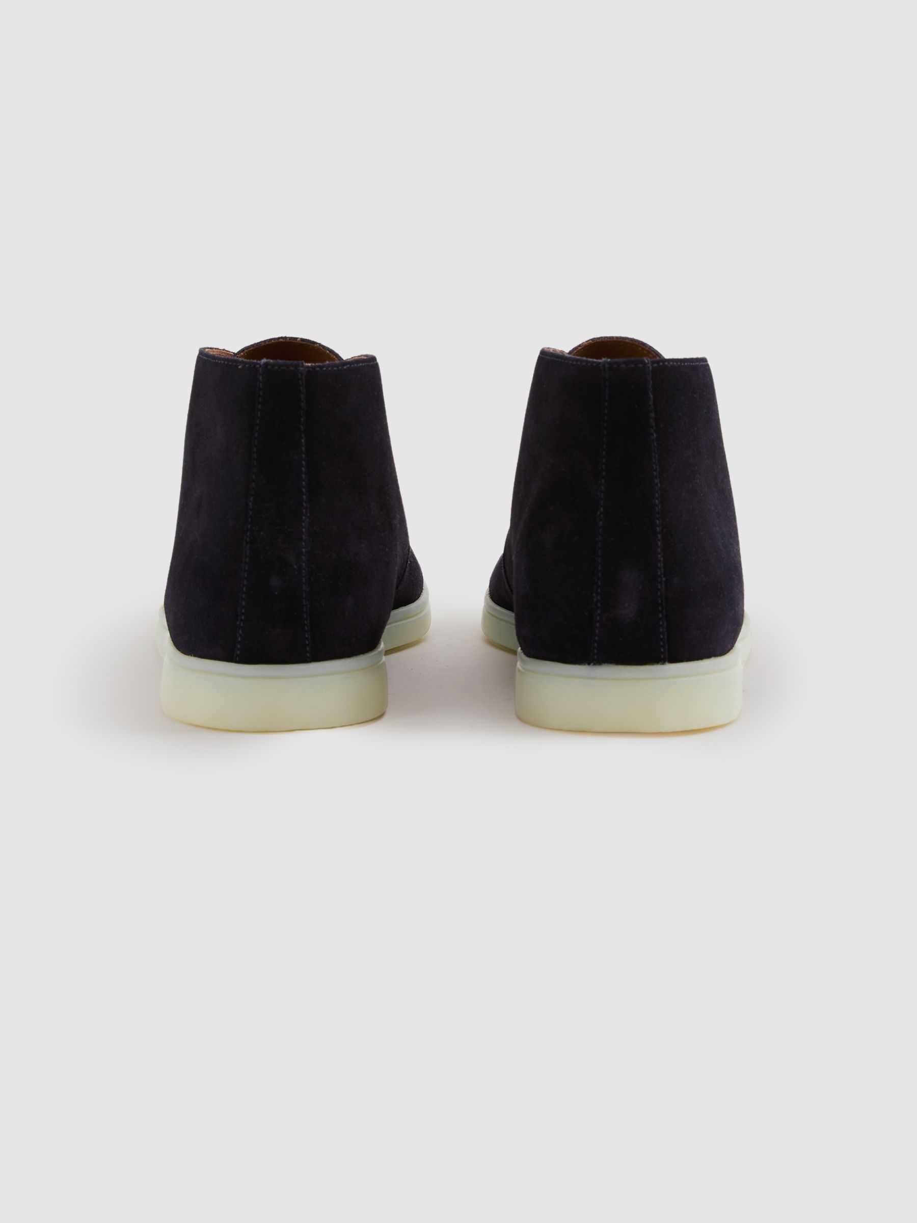 Suede Chukka Boots in Navy