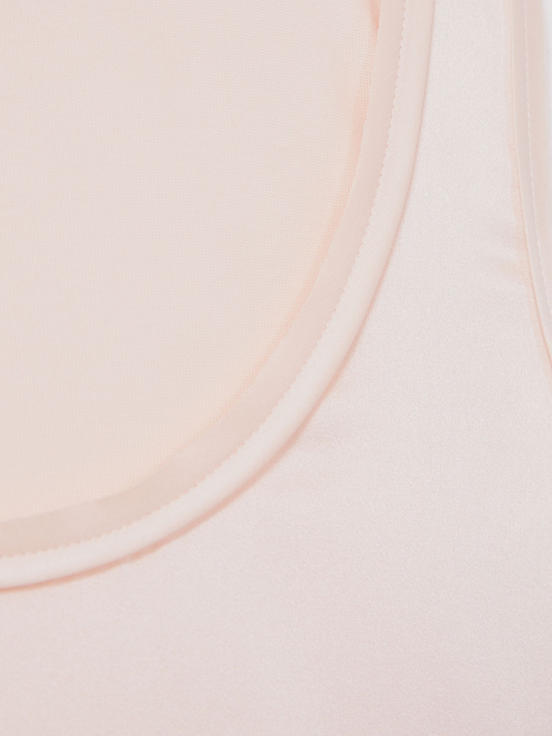 Silk Front Vest in Nude