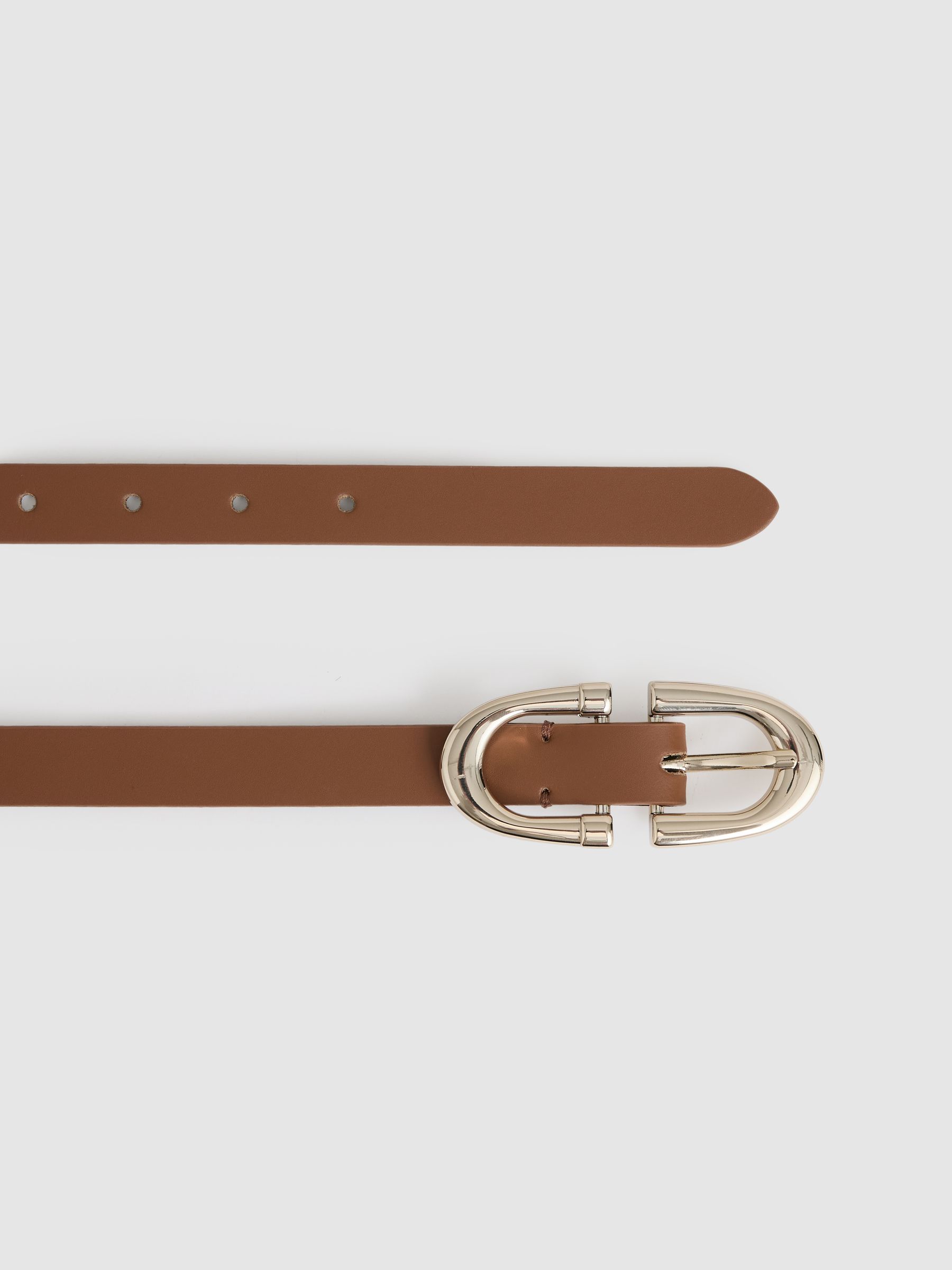 Horseshoe Belt in Tan