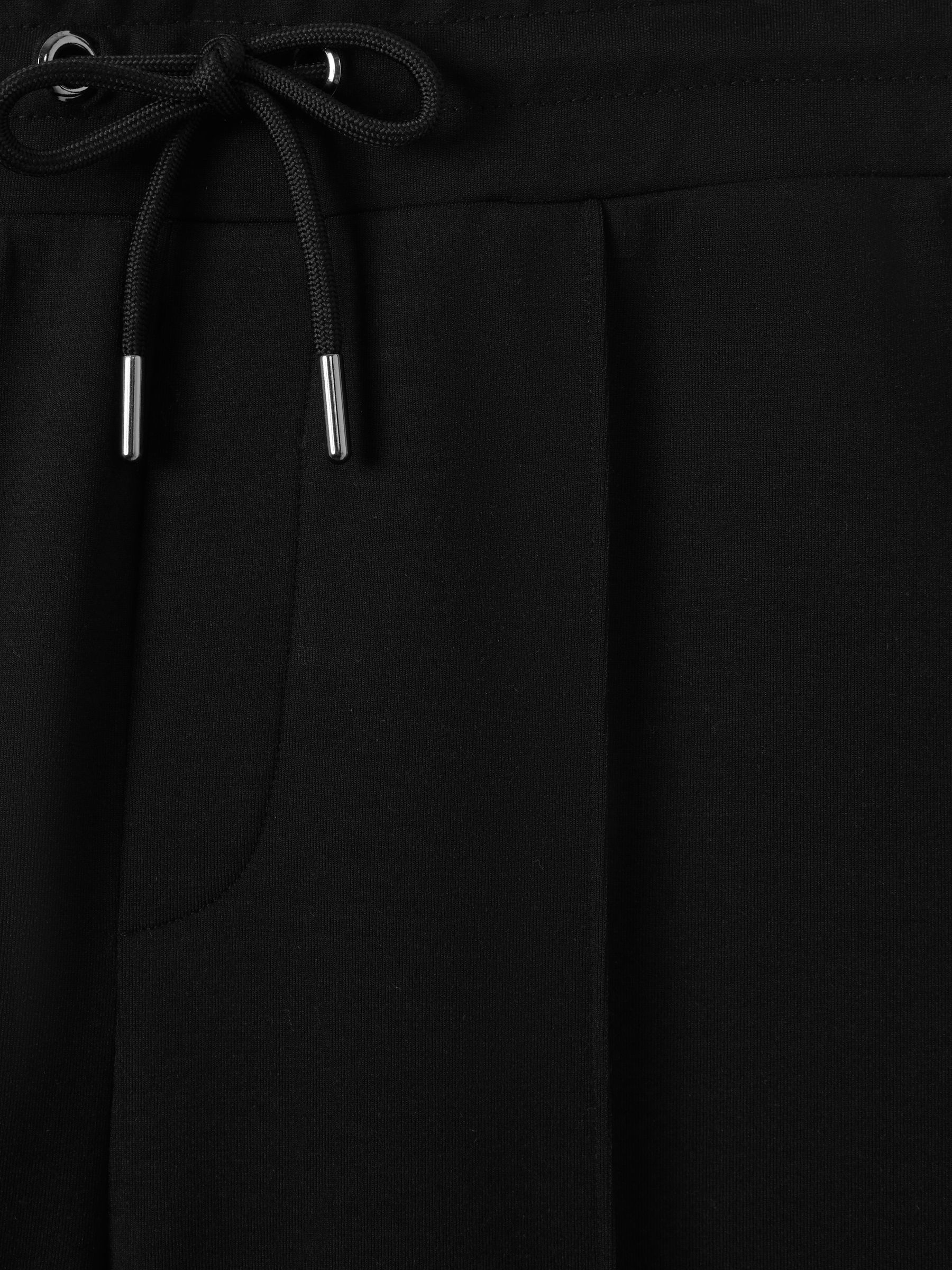 Stretch Jersey Tailored Joggers in Black