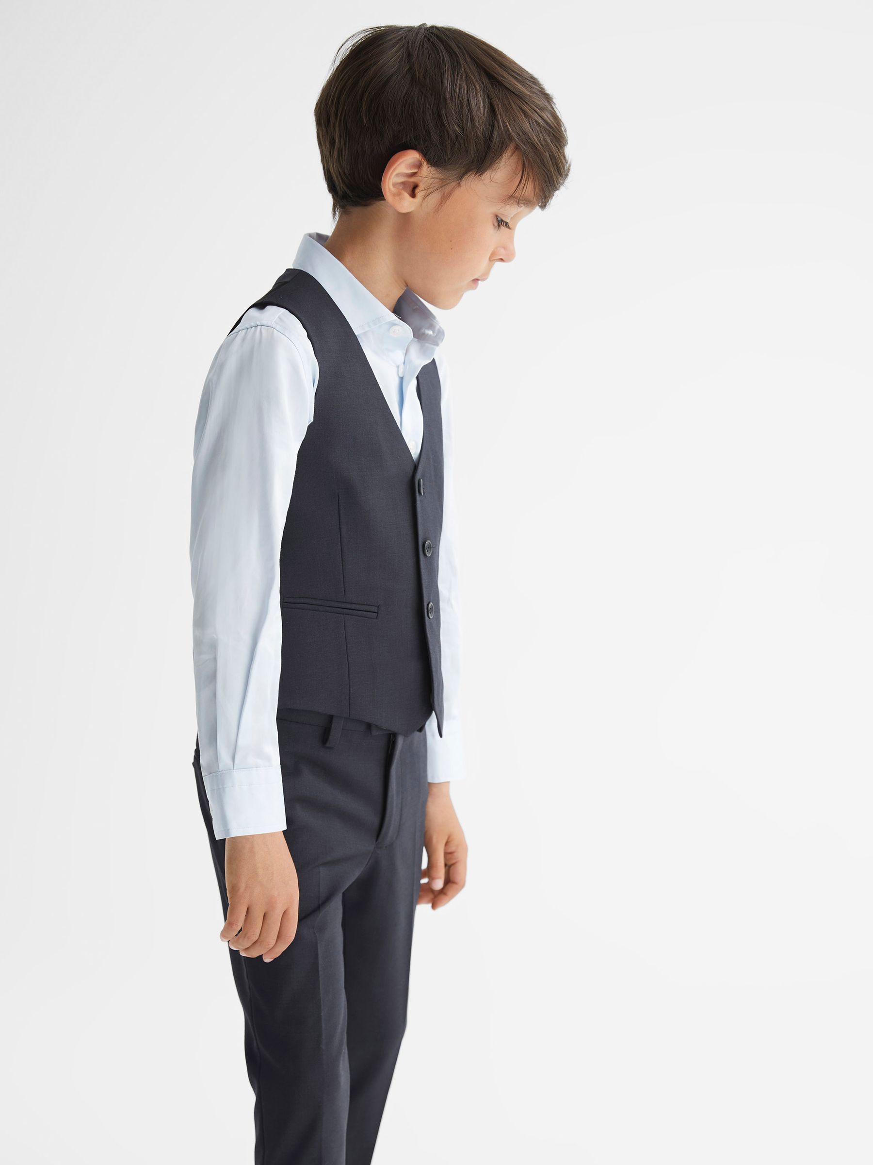 4-9 yrs Modern Fit Waistcoat in Navy