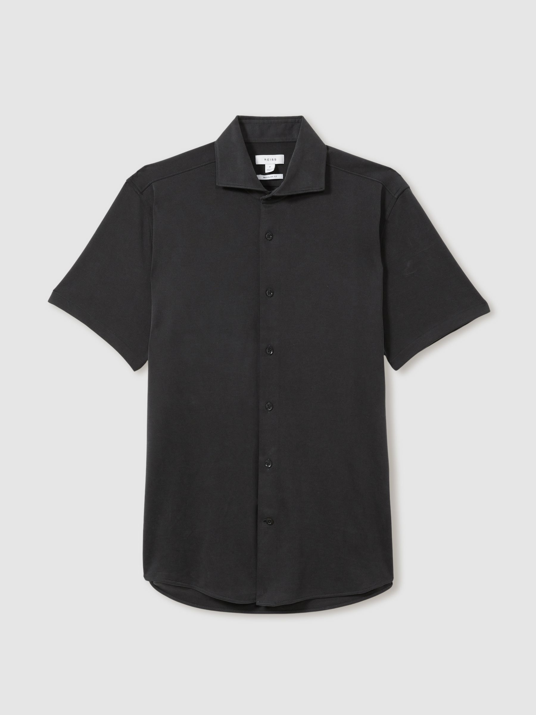 Modal-Blend Shirt in Black