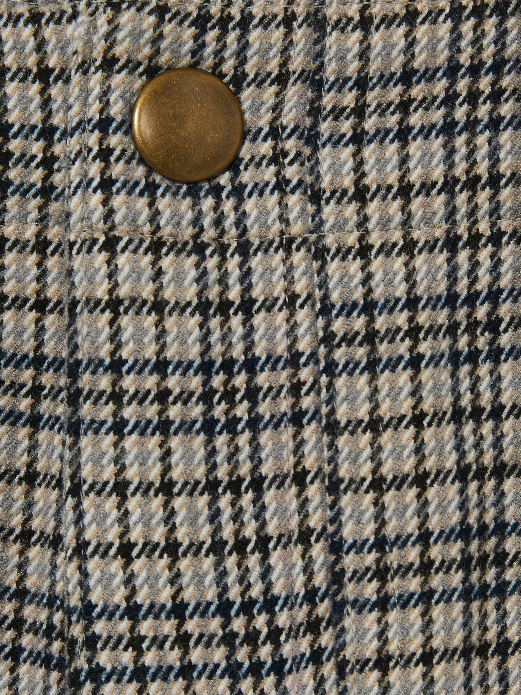 9-13 yrs Check Woven Joggers in Grey