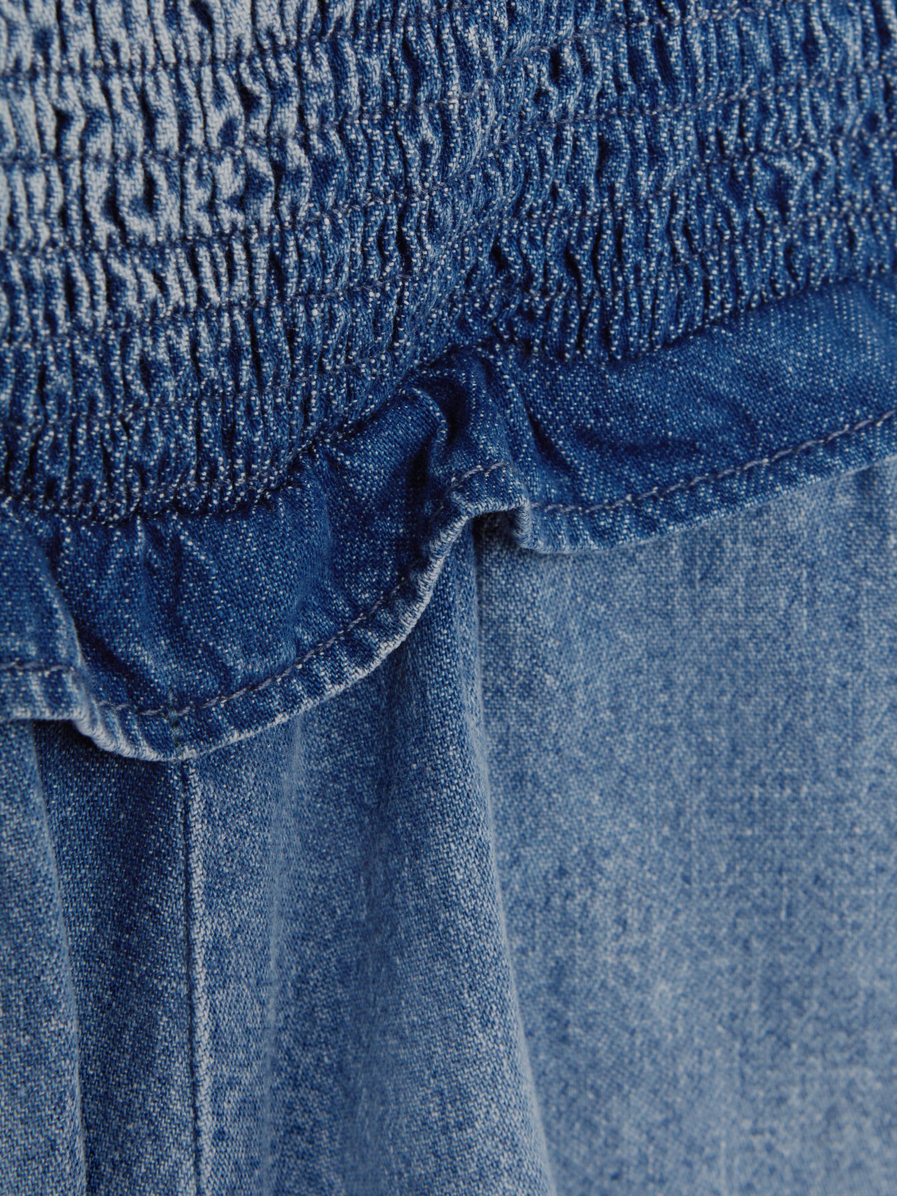 Senior Denim Playsuit in Blue