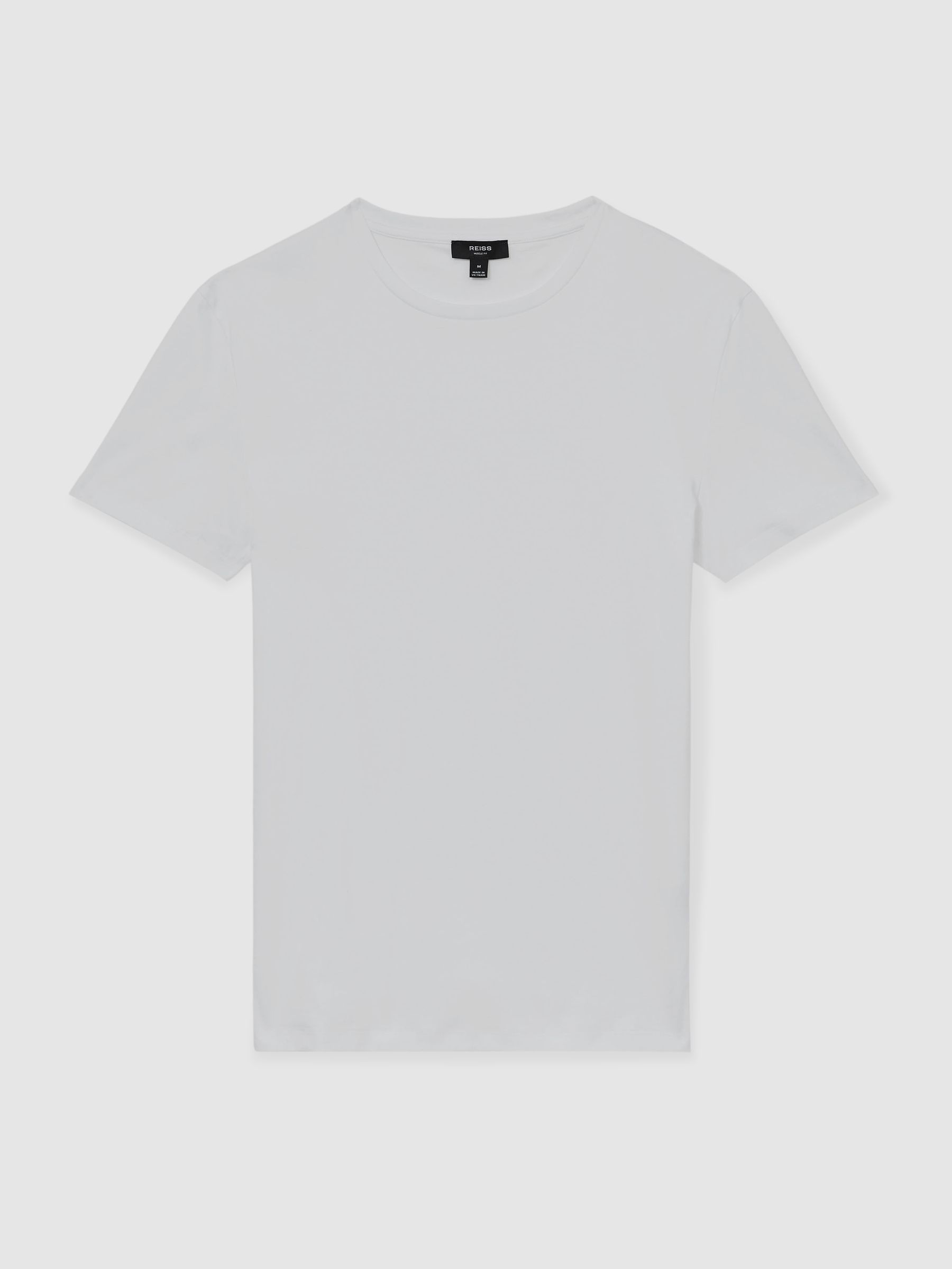 Cotton Sports-Fit T-Shirt in White