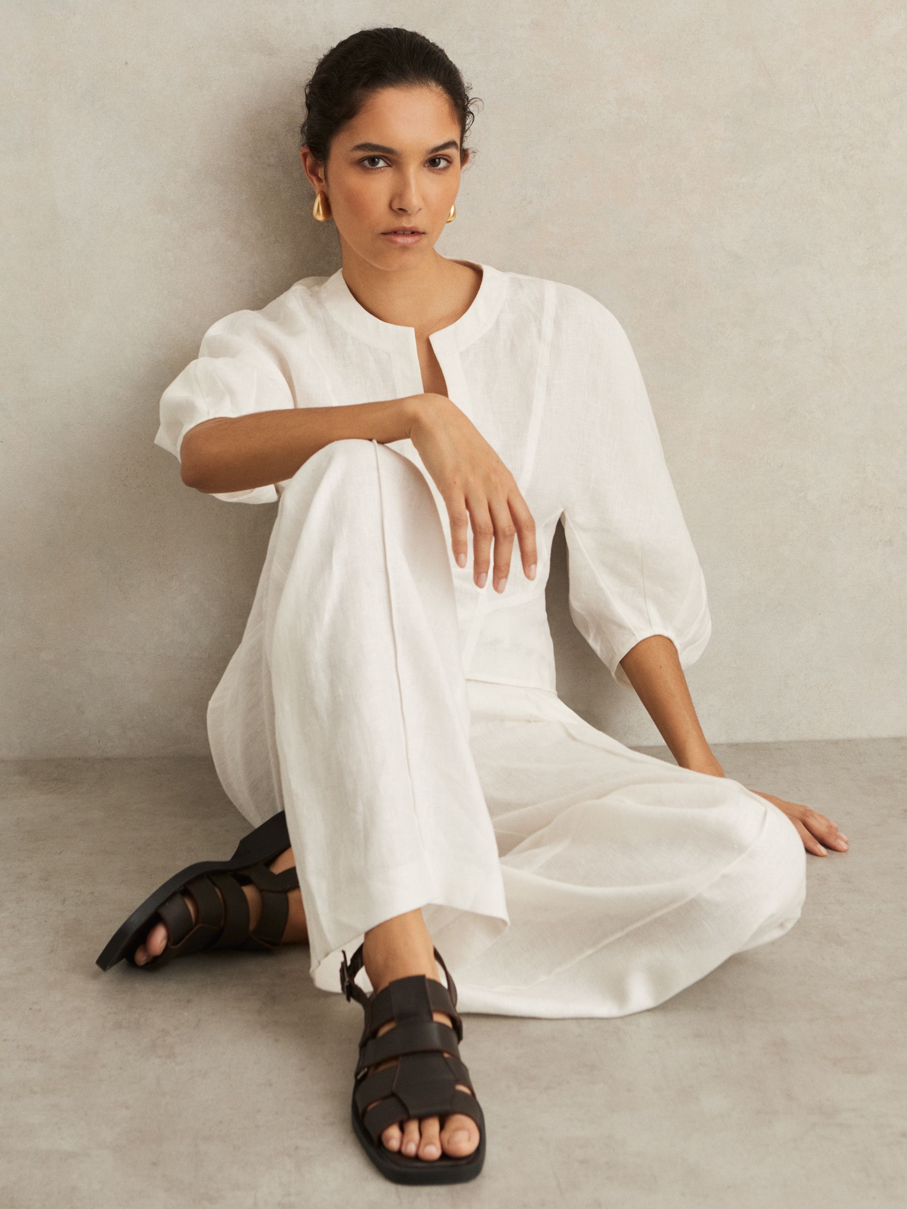 Leather Fisherman Sandals in Chocolate