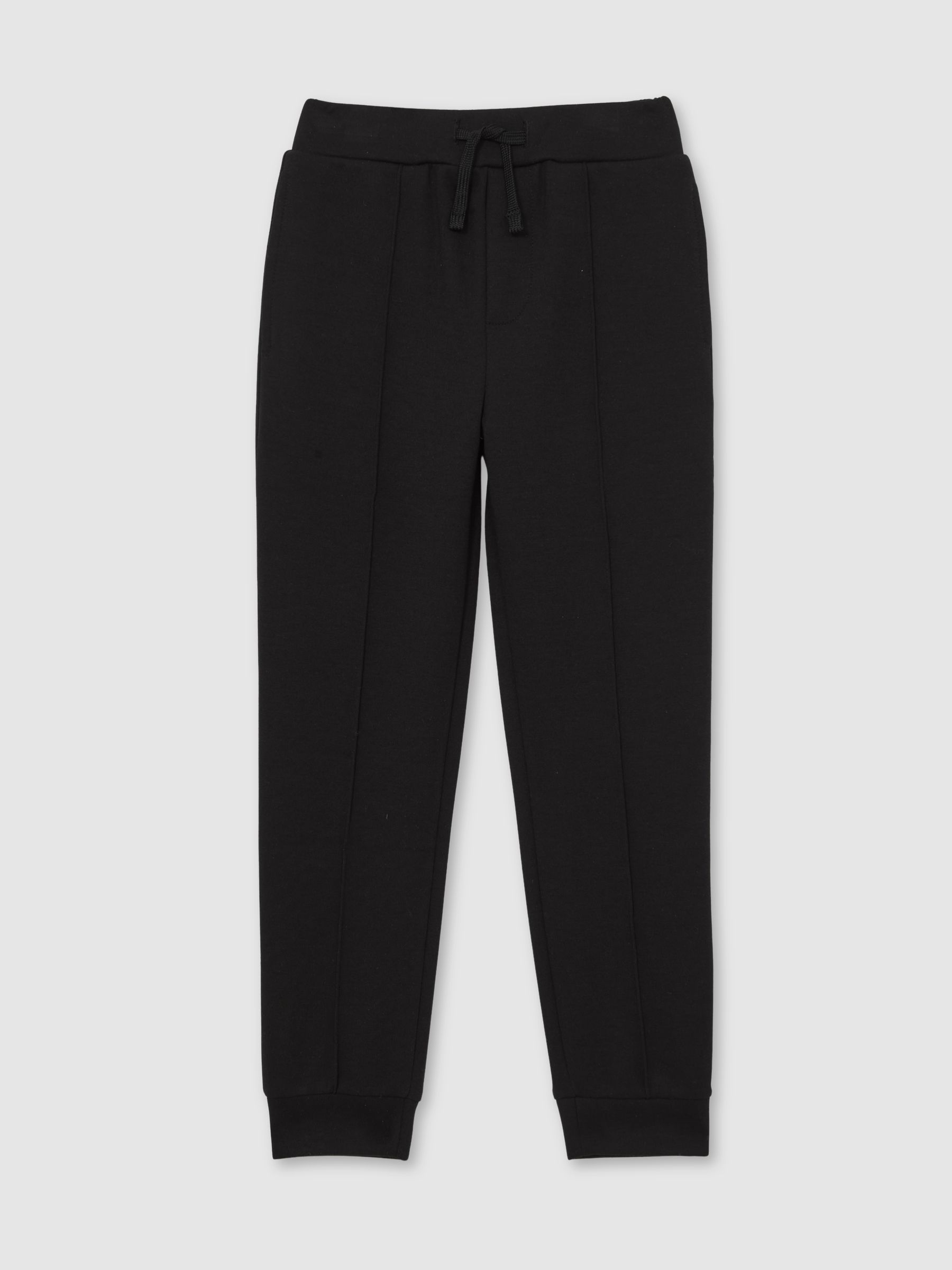 9-13 yrs Interlock Drawstring Joggers in Black