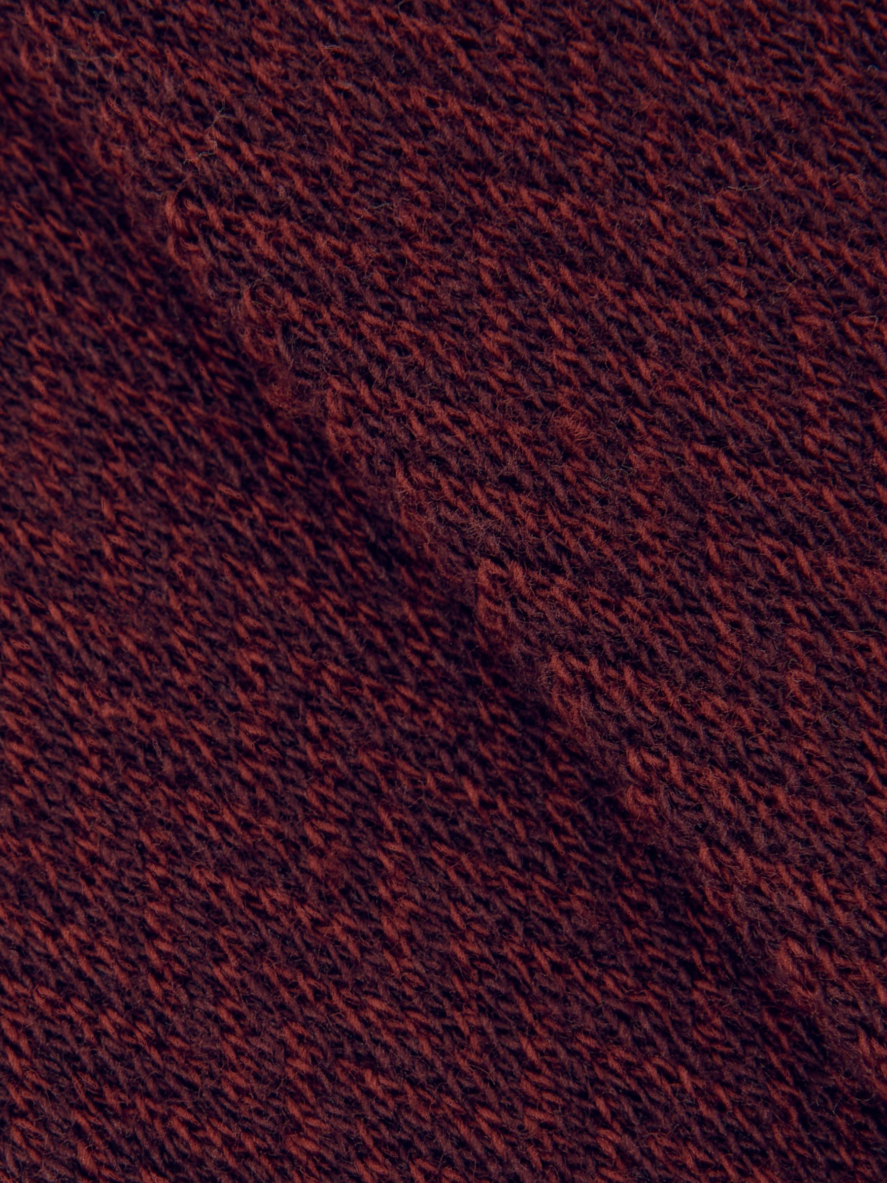 Cotton-Blend Herringbone Socks in Bordeaux