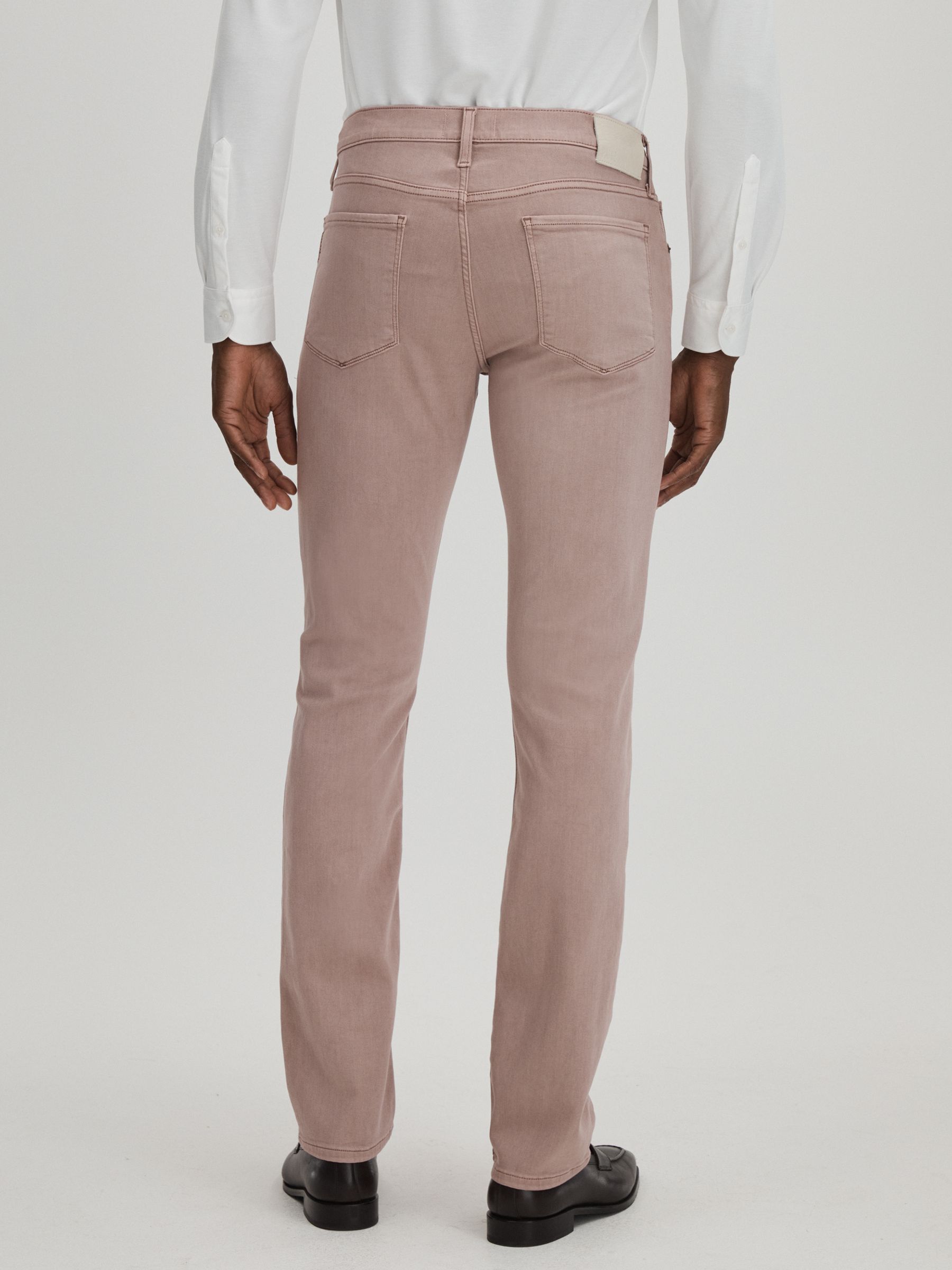 Paige Straight Leg Jeans in Vintage Orchid