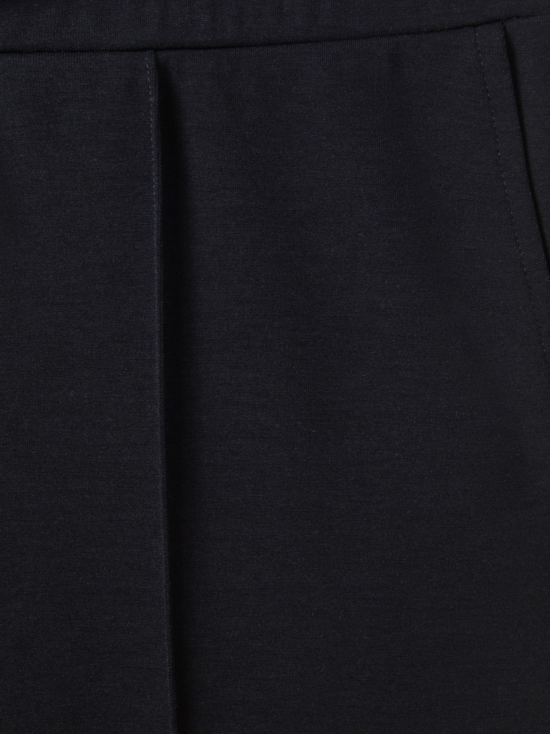 Stretch Jersey Tailored Joggers in Navy Blue