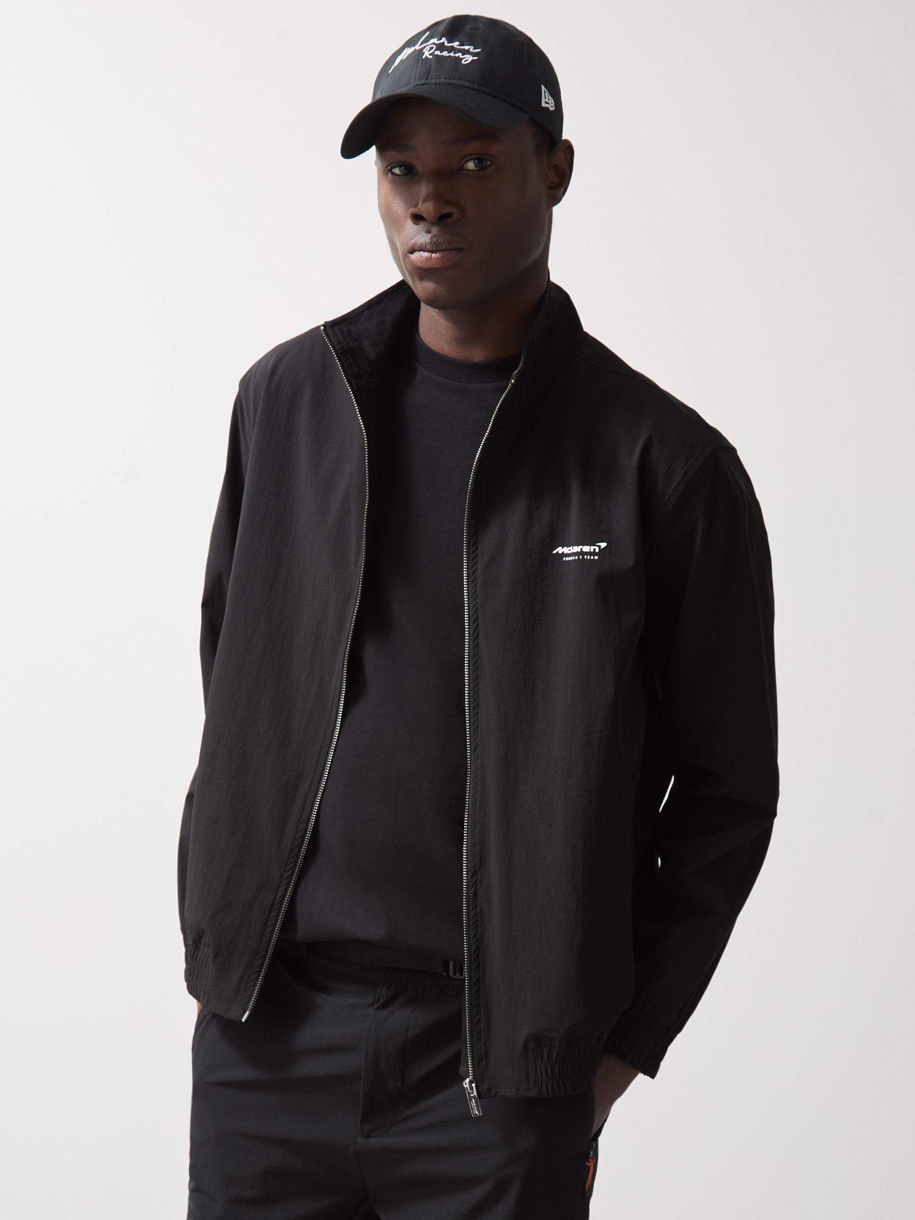 McLaren F1 Team Tech Funnel-Neck Jacket in Black