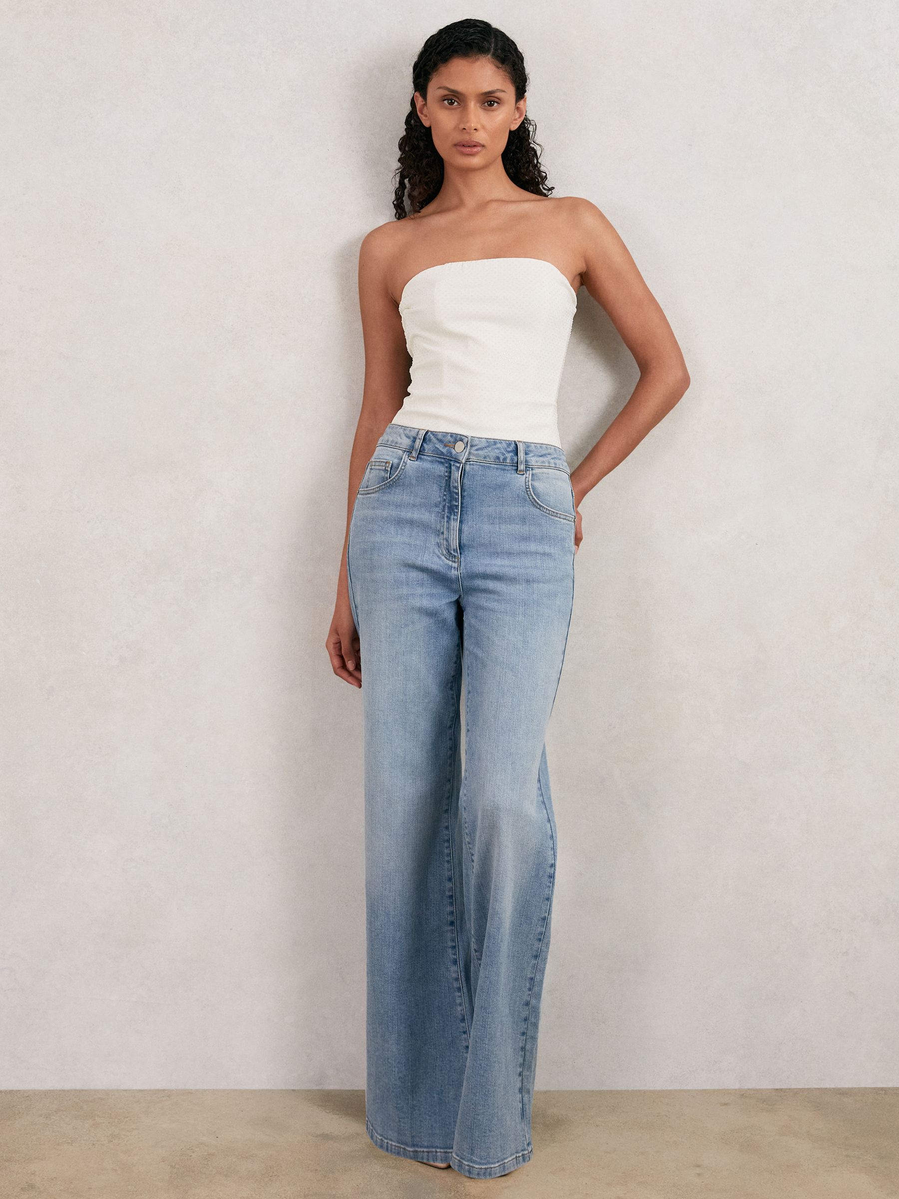 Good American Crystal Corset Bodysuit in White