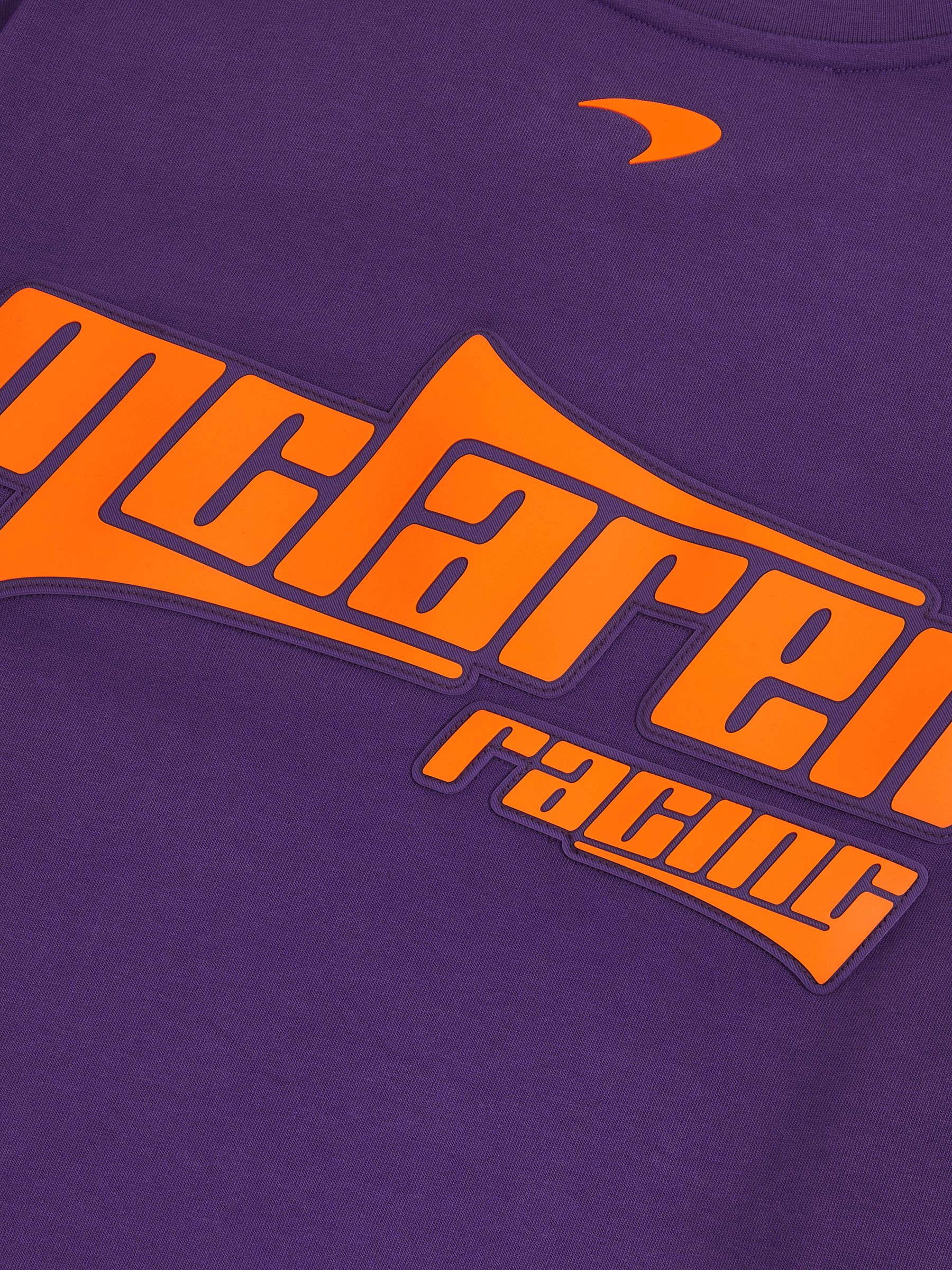 McLaren F1 Team Oversize Unisex Fit Logo T-Shirt in Purple