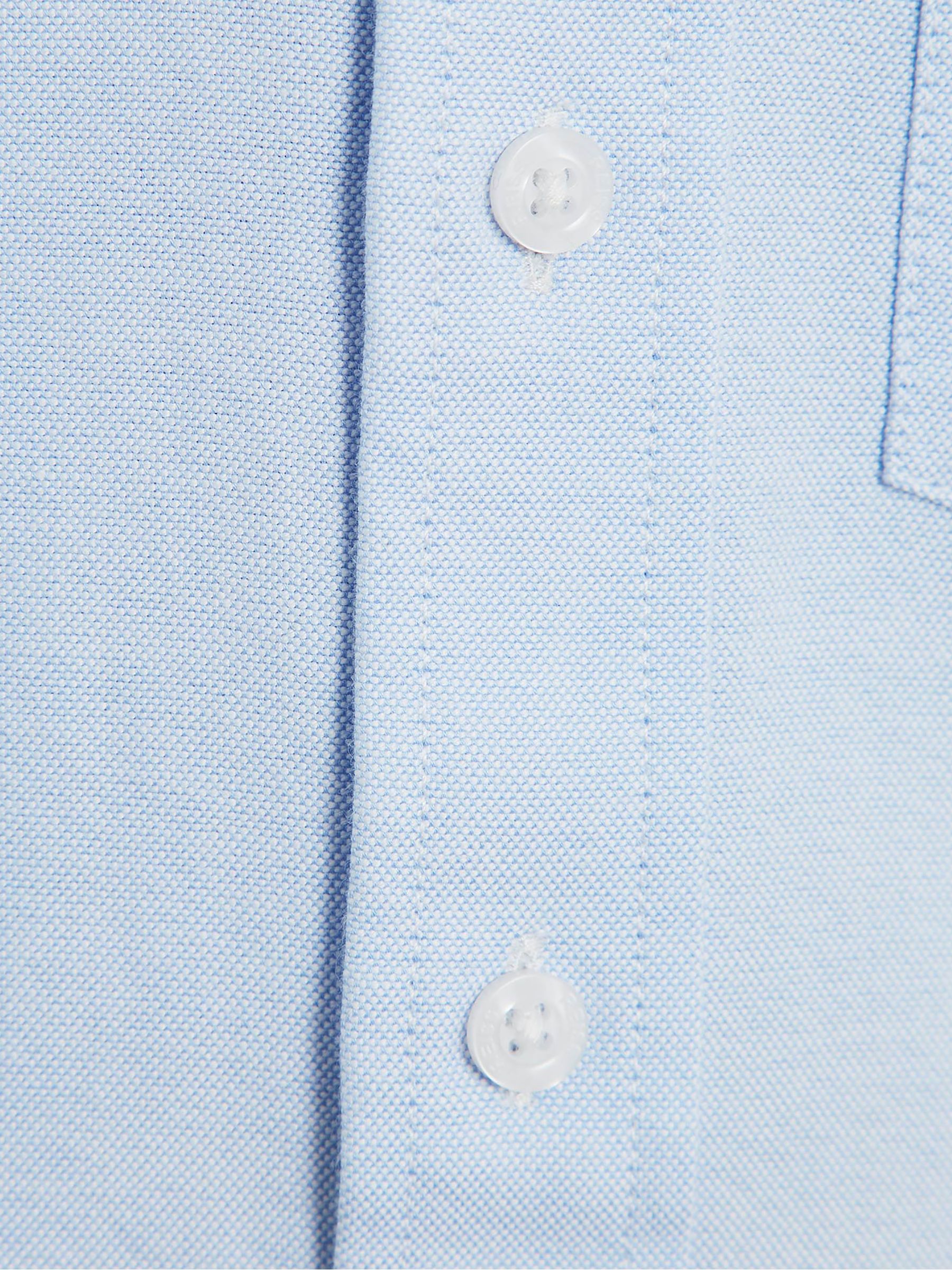 4-9 yrs Button Down Oxford Shirt in Soft Blue