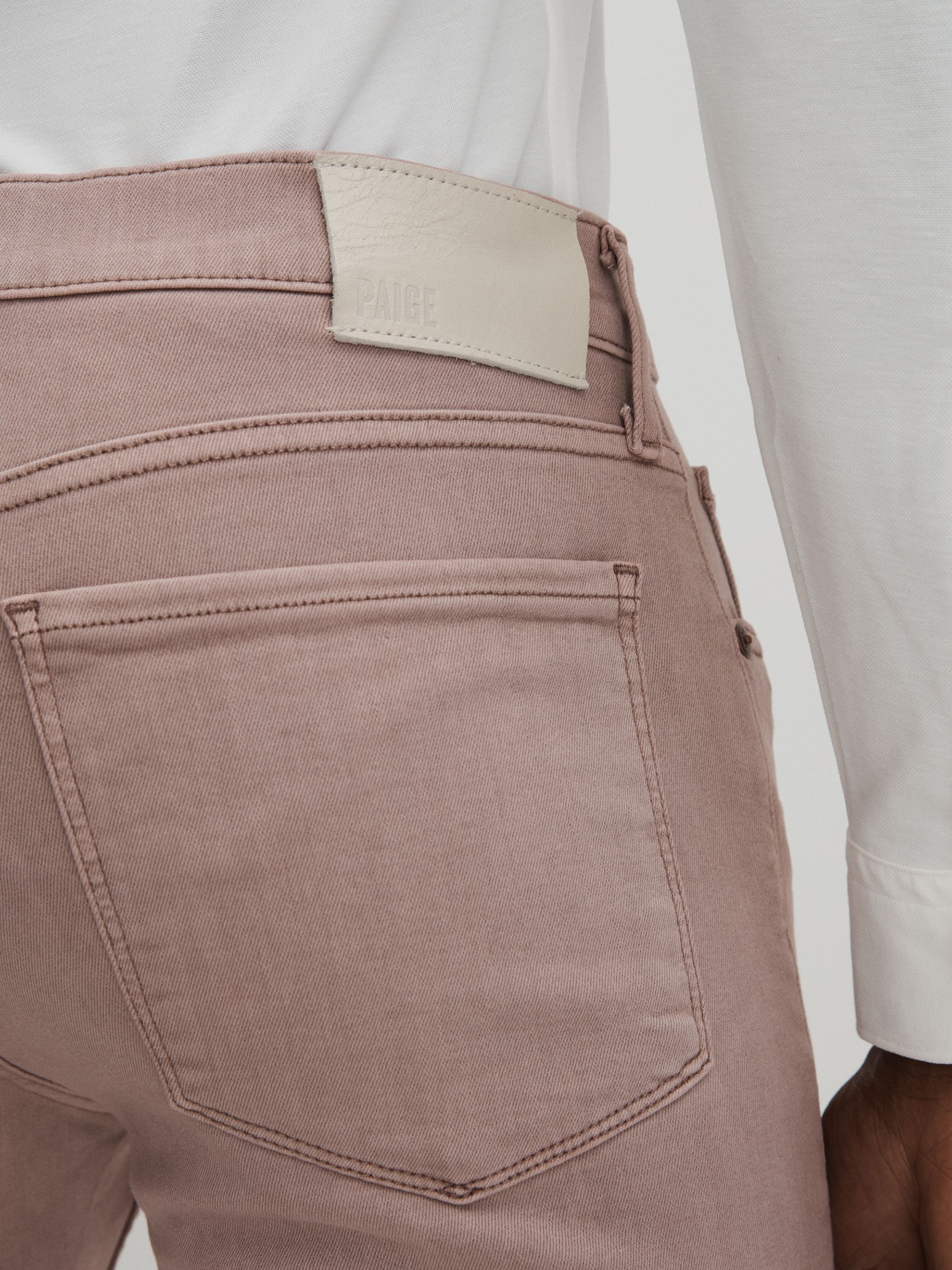 Paige Straight Leg Jeans in Vintage Orchid