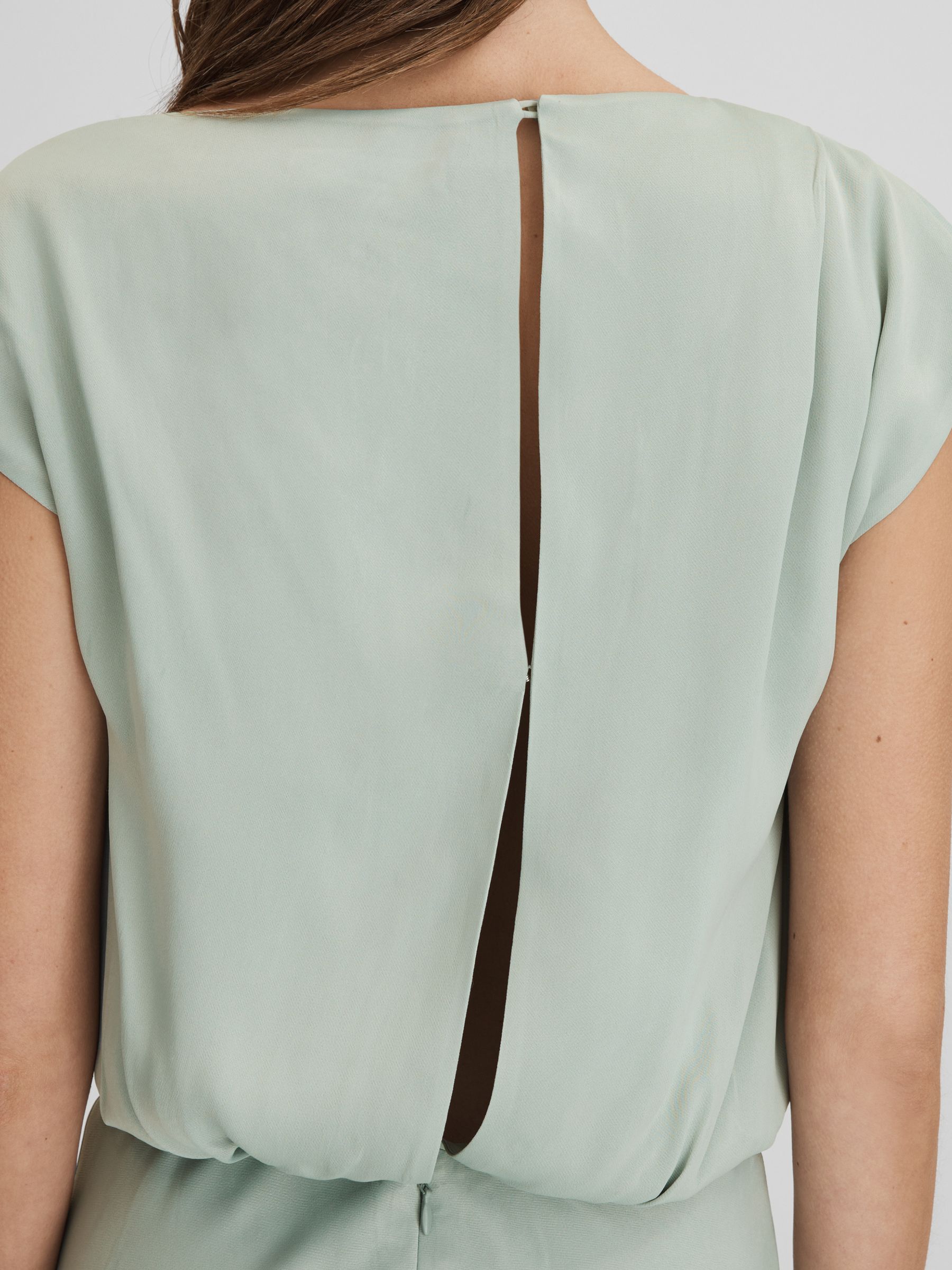 Draped Maxi Dress in Sage