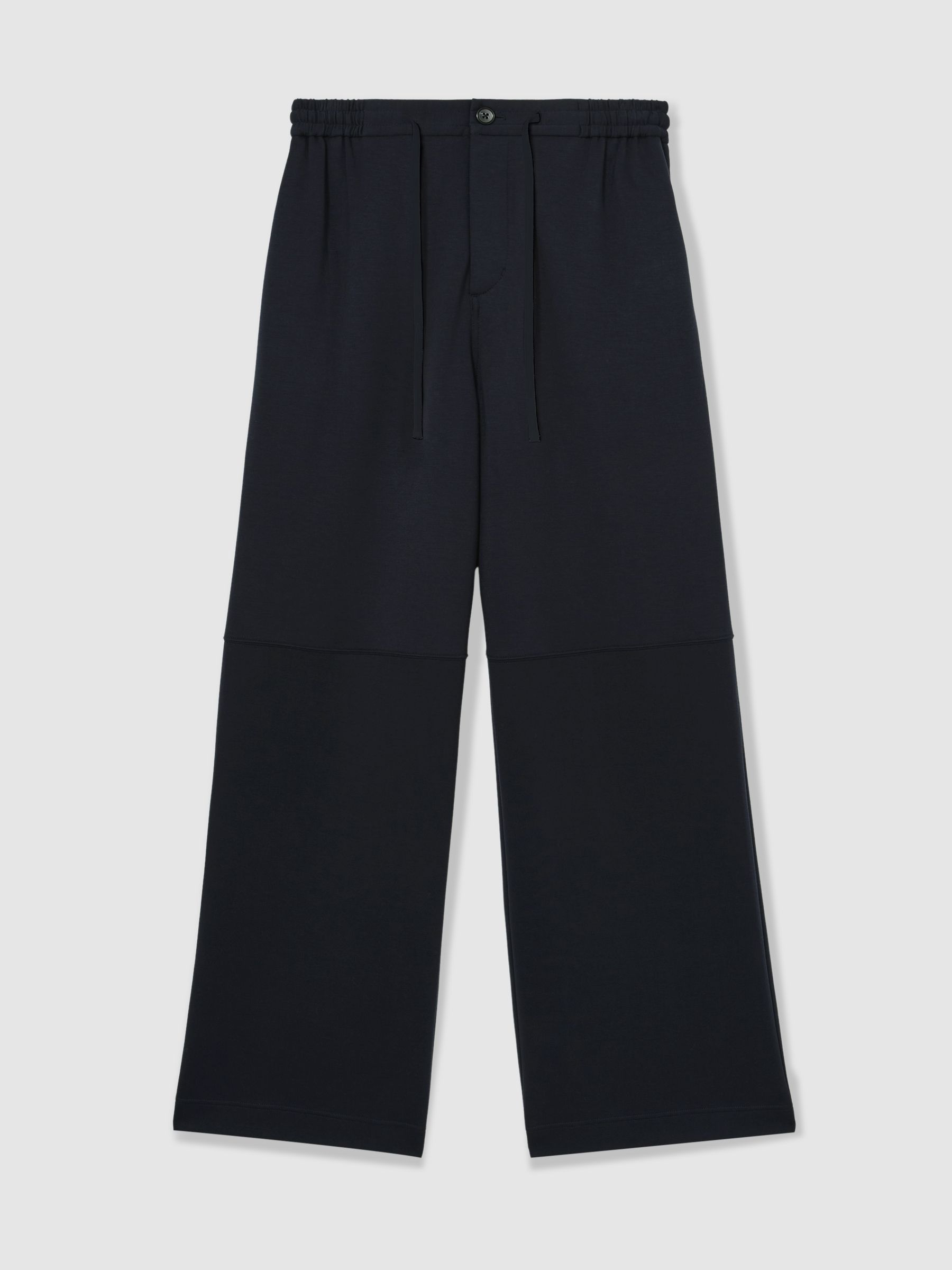 Reiss | Les 100 Ciels Wide-Leg Joggers in Navy