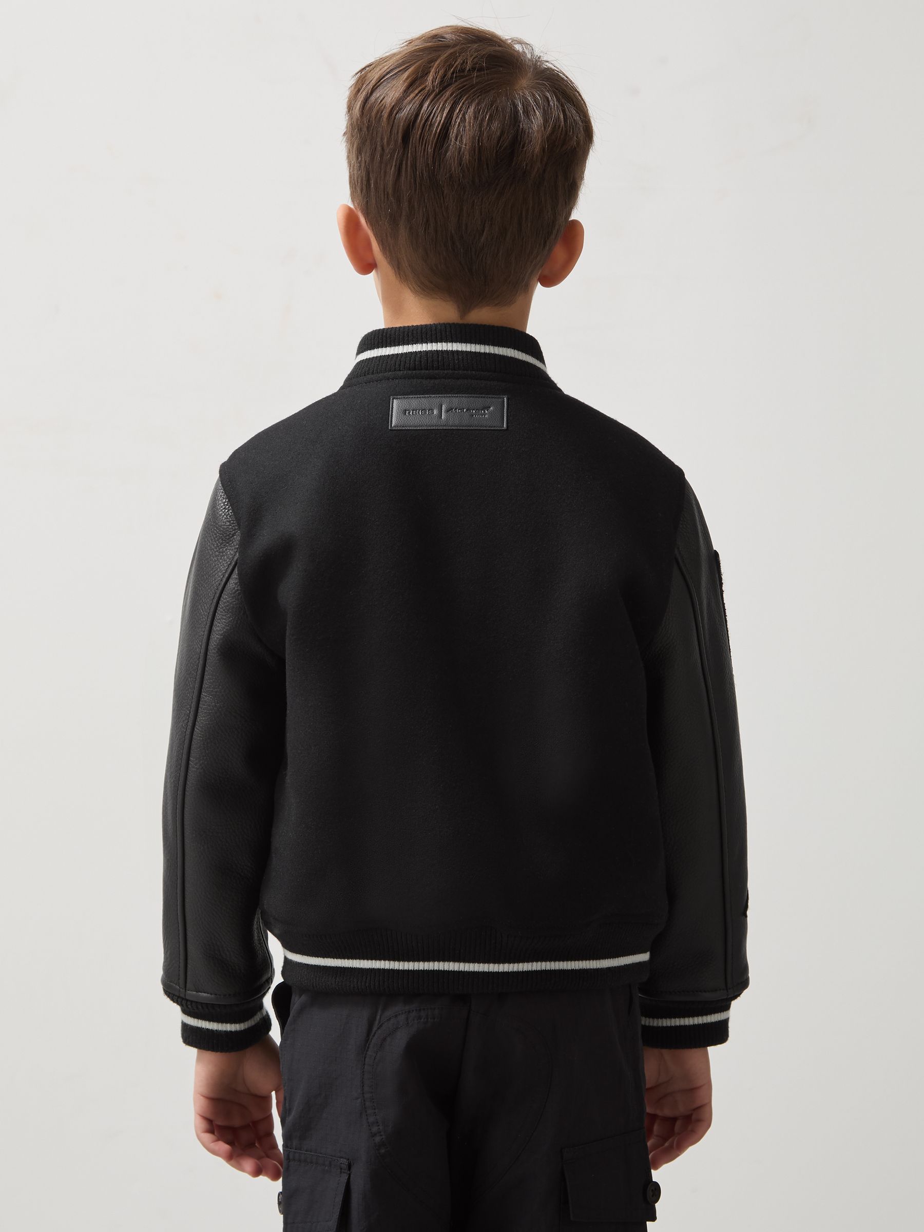 3-9 yrs Unisex Fit McLaren F1 Team Bomber Jacket in Black