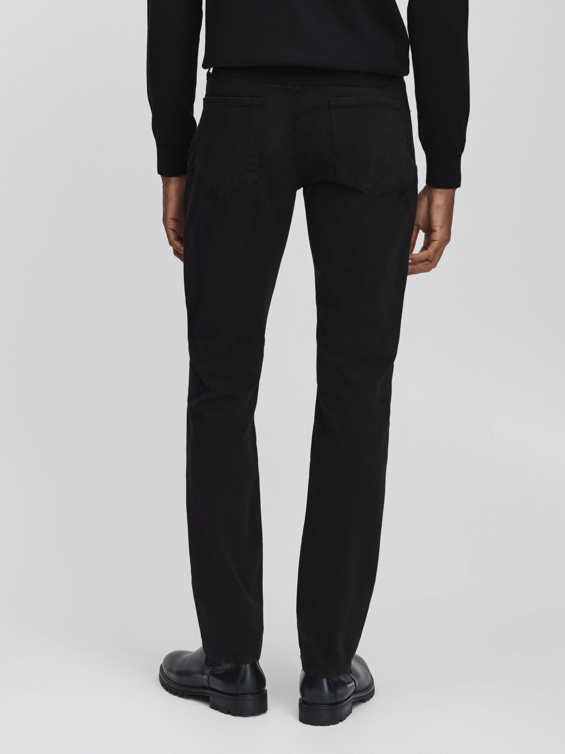 Paige Straight Leg Jeans in Black