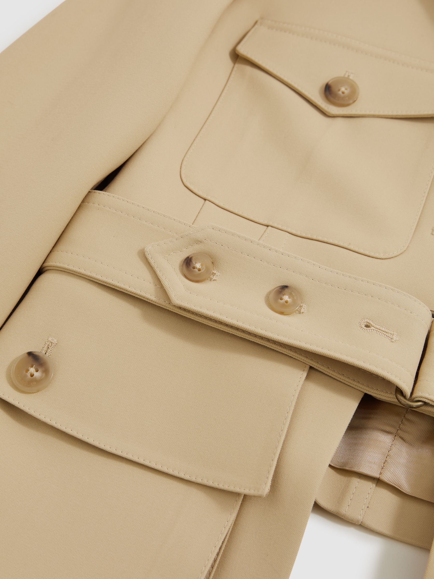 Atelier Belted Utility Jacket in Neutral