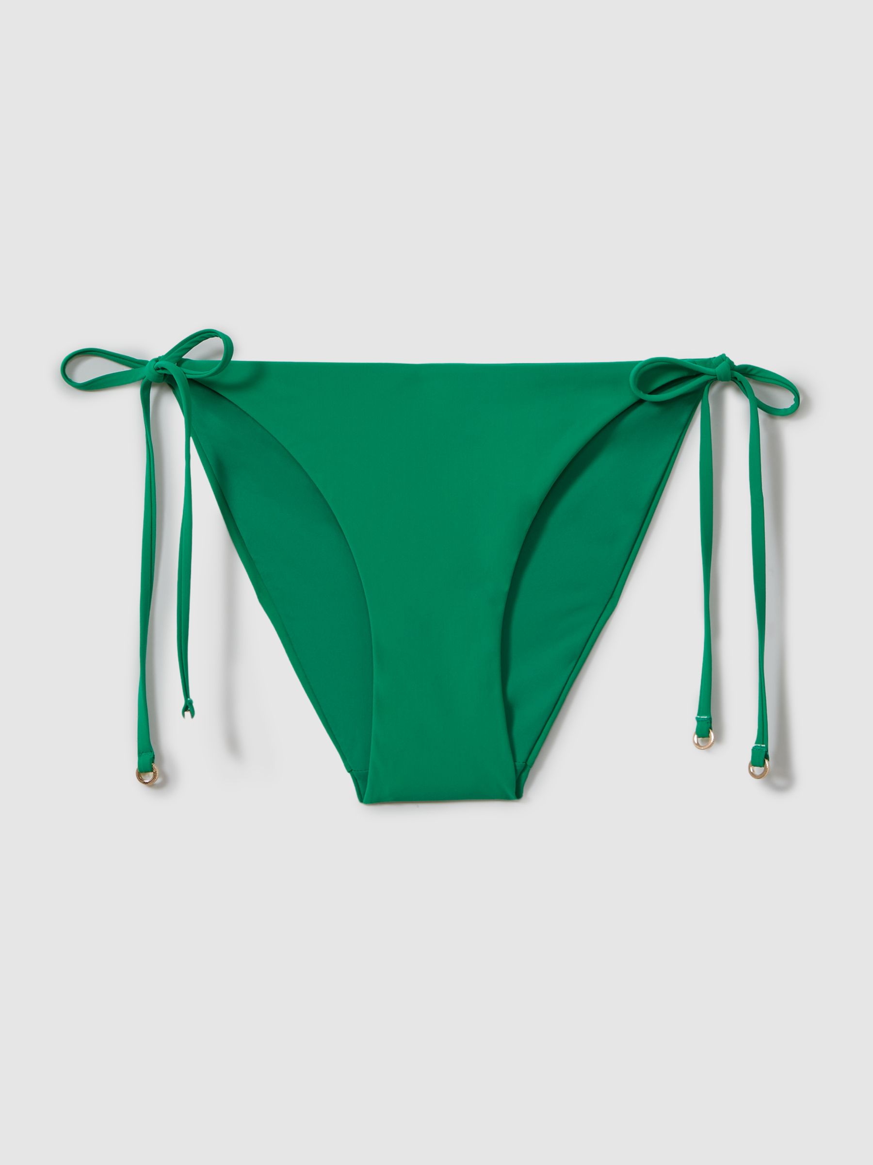 Side Tie Bikini Bottoms in Green