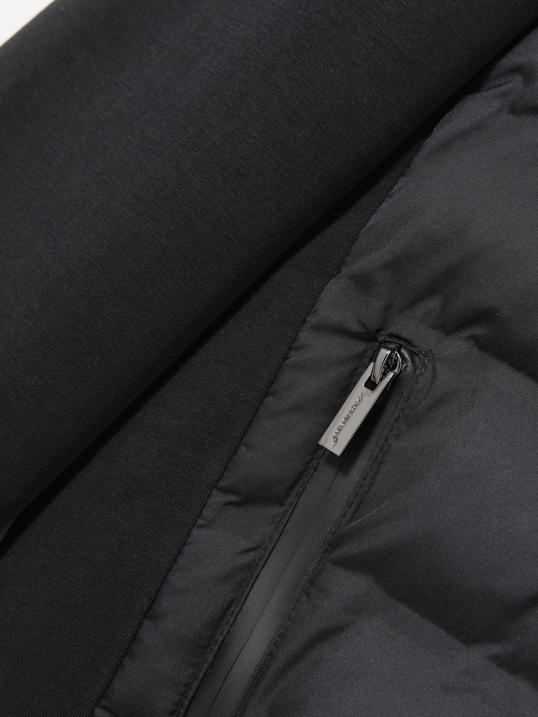 McLaren F1 Team Quilted Hybrid Jacket in Black