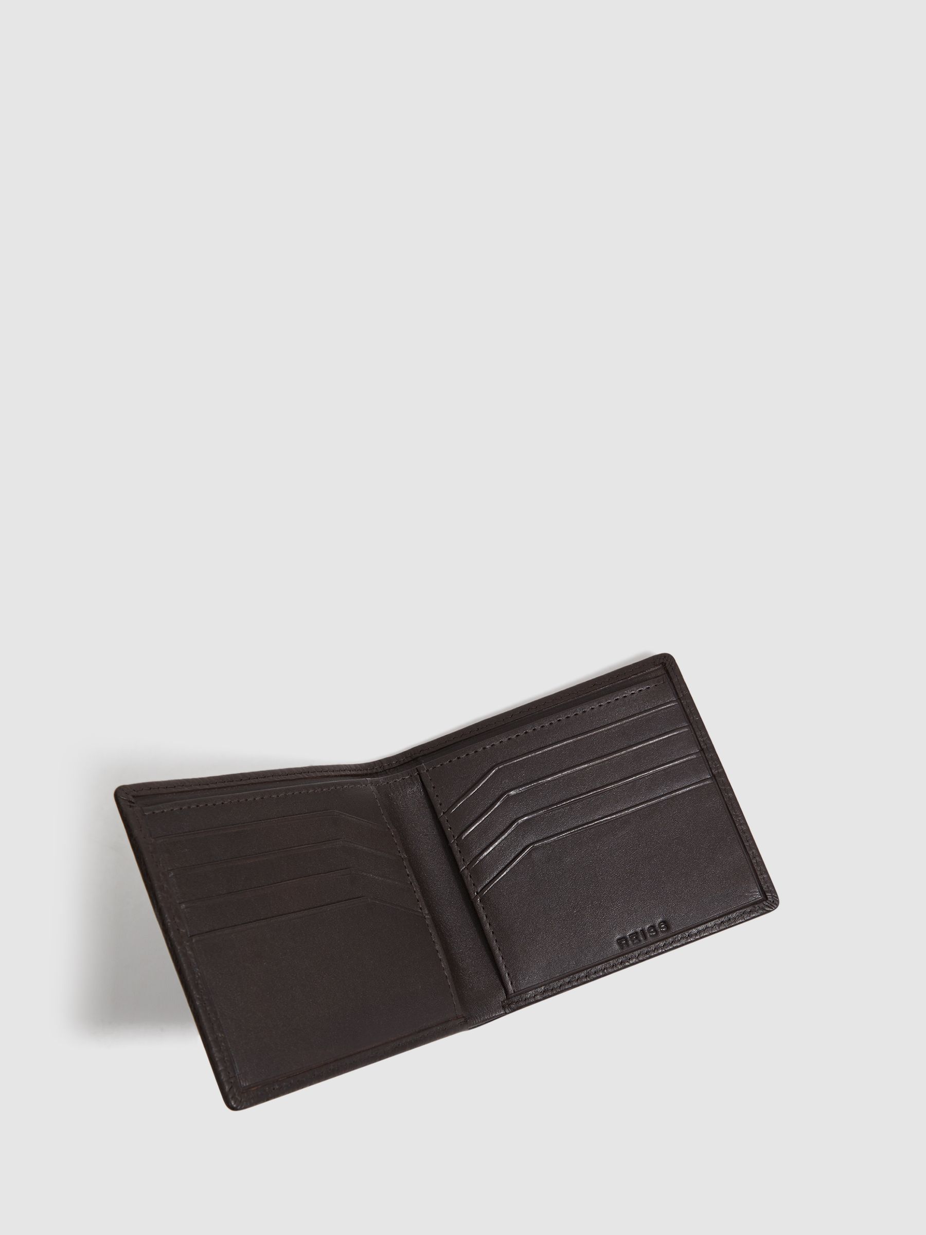 Leather Wallet in Chocolate