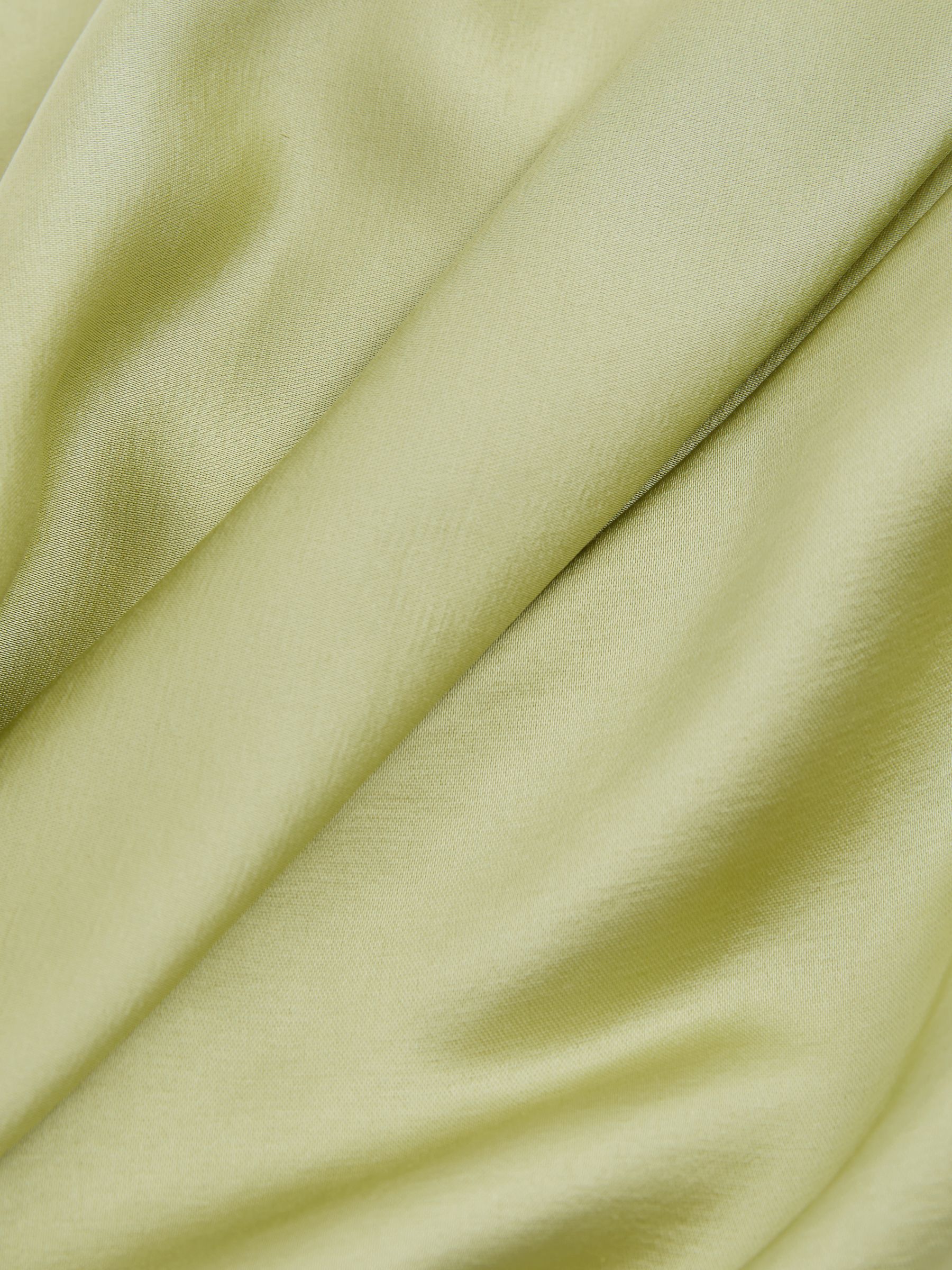 Significant Other Satin Cowl Neck Midi Dress in Sage