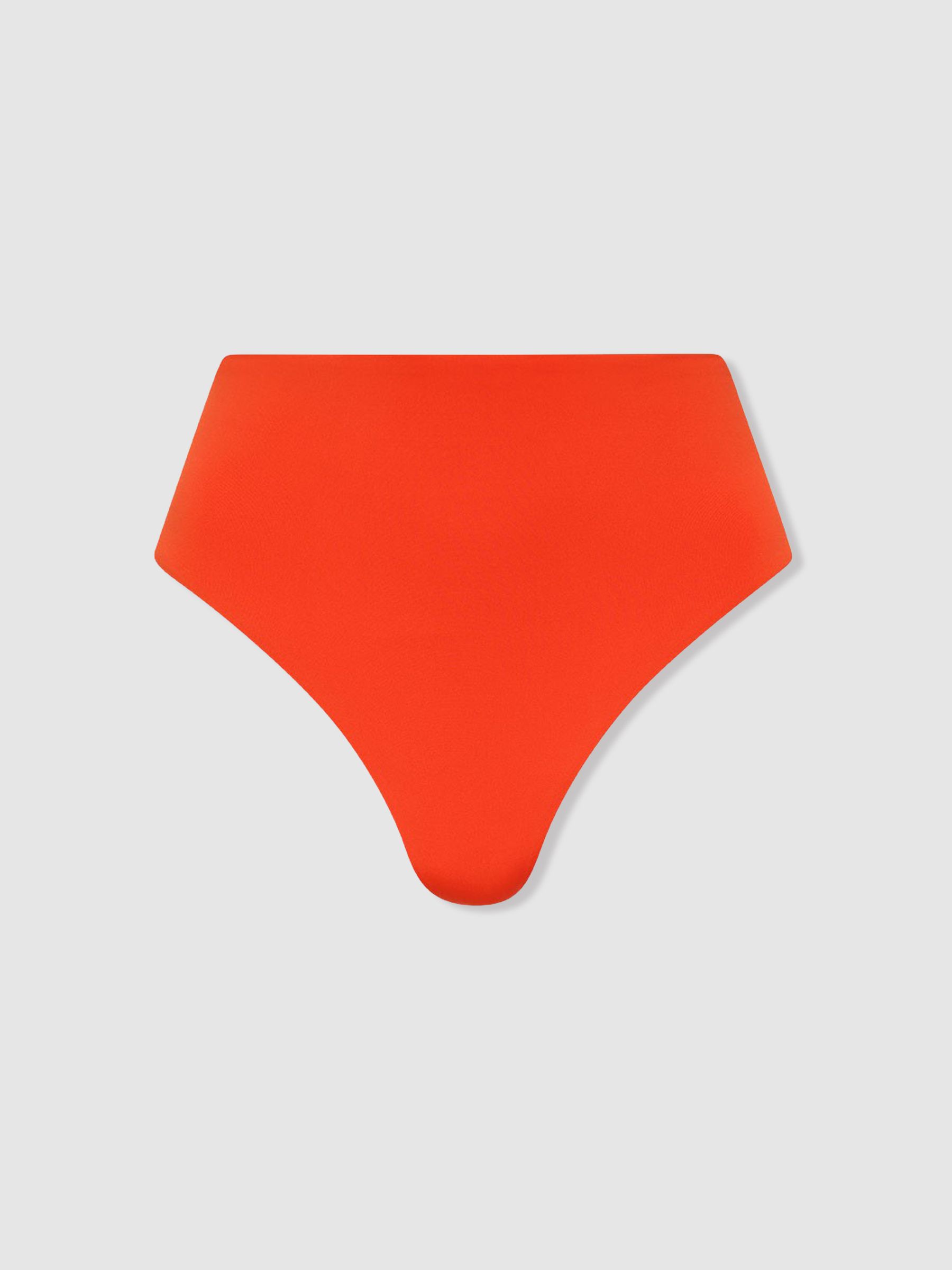 Bondi Born High Rise Bikini Bottoms in Hot Orange