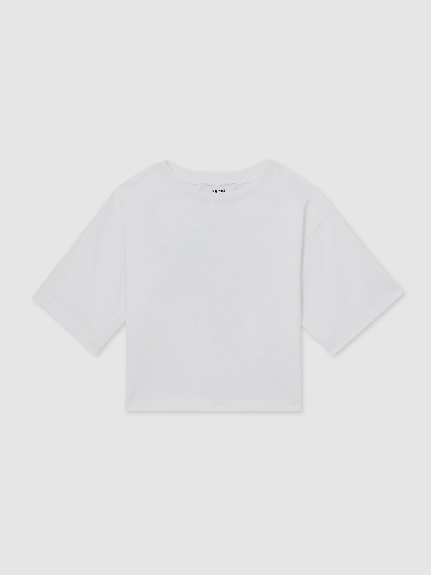 9-13 yrs Reiss | NYBG Floral Oversize T-Shirt in Khaki