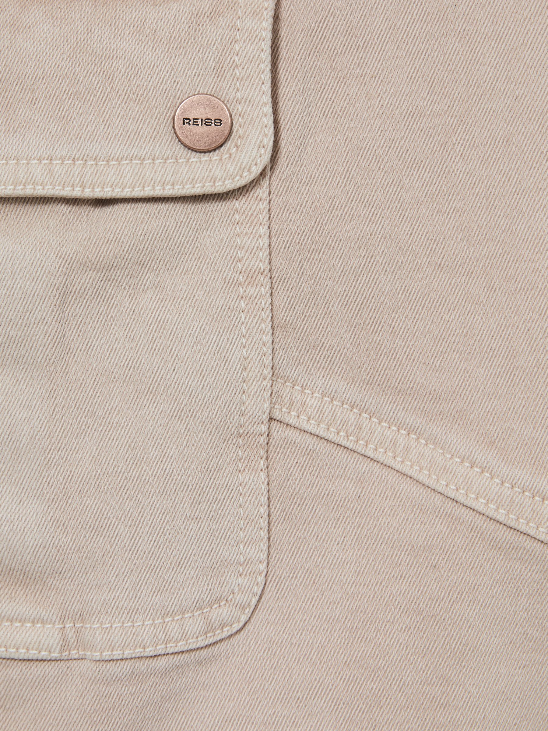 4-9 yrs Straight-Leg Patch Pocket Jeans in Camel