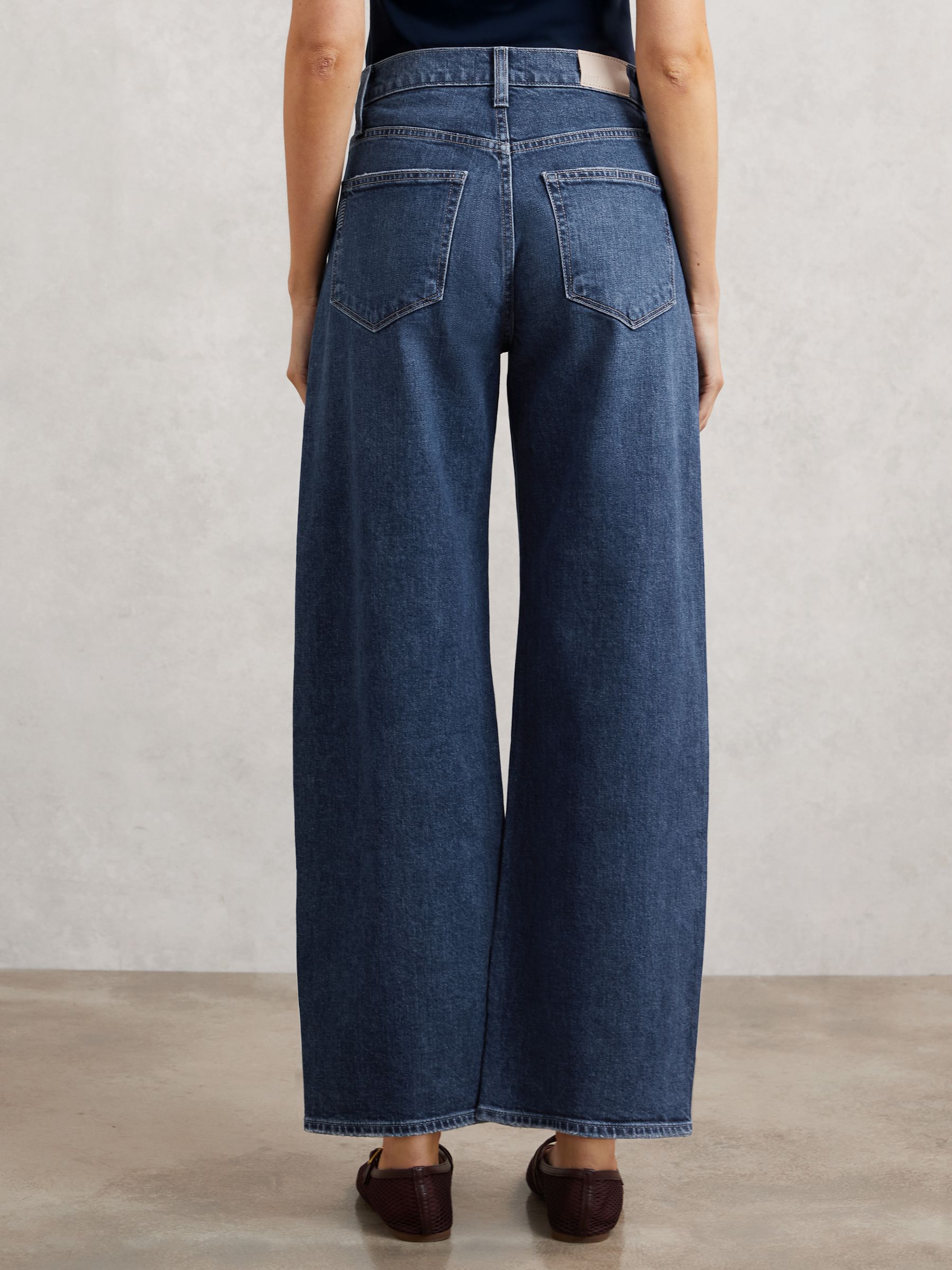 Paige Arellia Ankle Jeans in Mid Blue