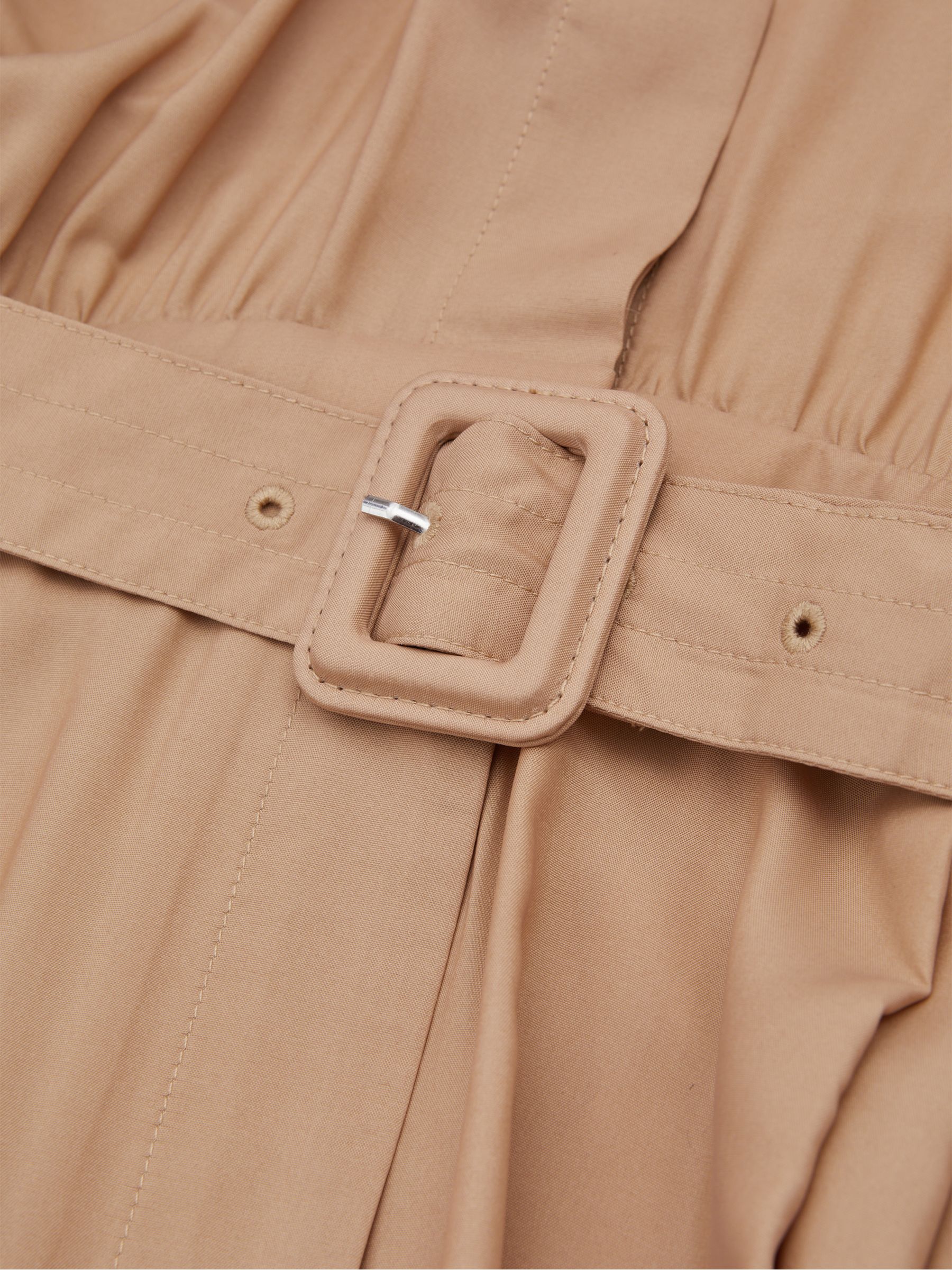 Atelier Belted Wide Leg Jumpsuit in Camel