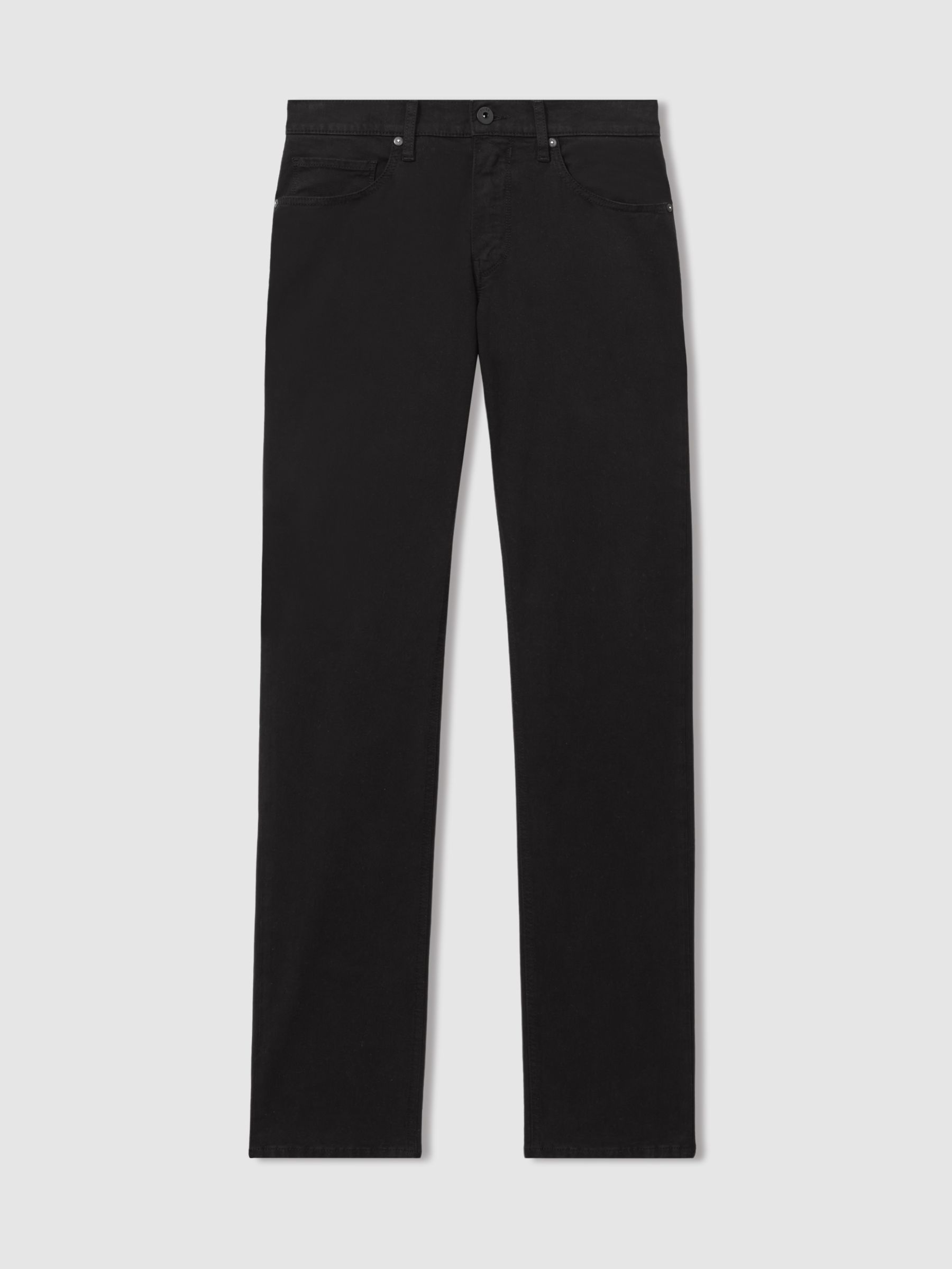 Paige Straight Leg Jeans in Black