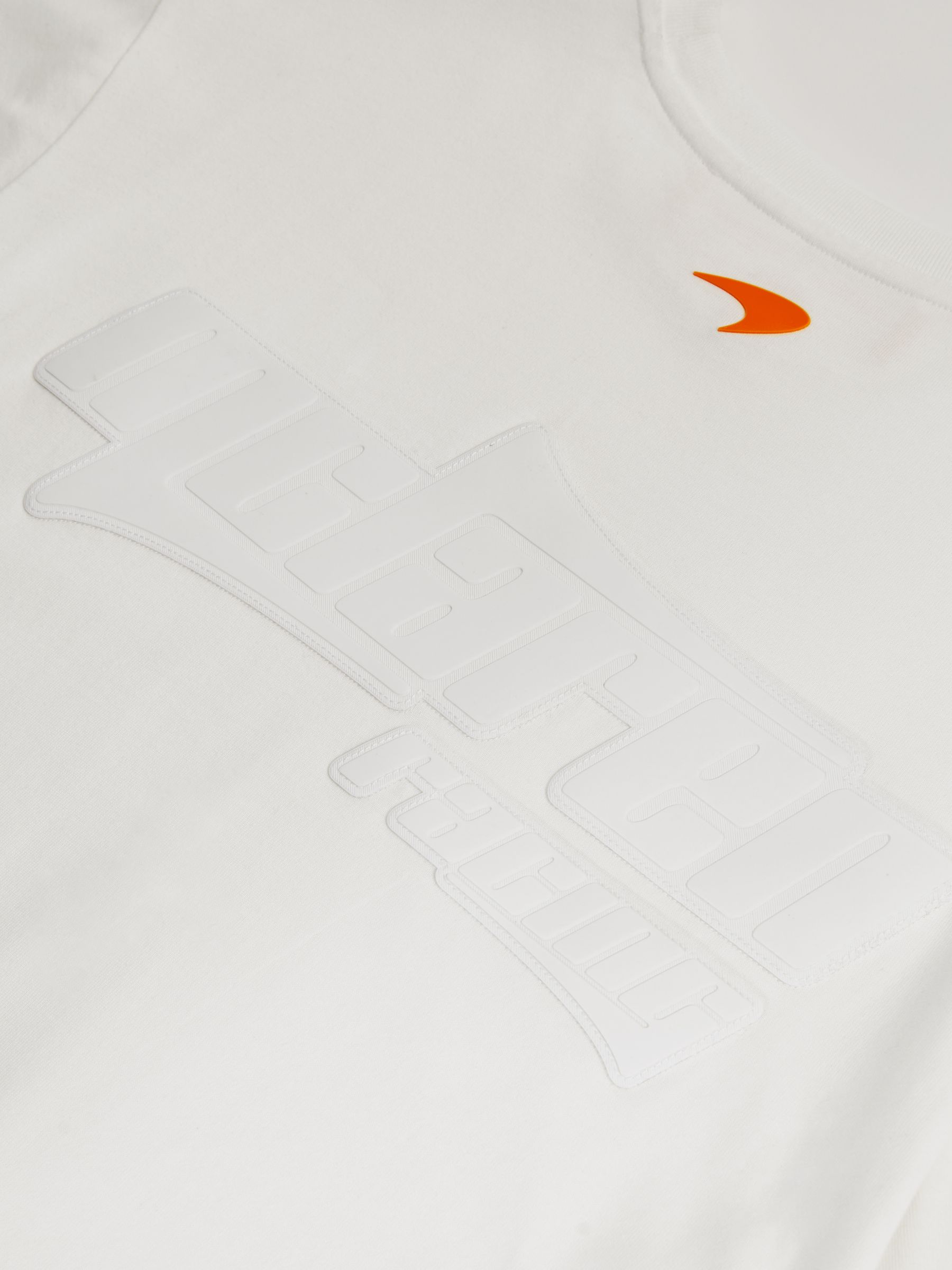 McLaren F1 Team Oversize Unisex Fit Logo T-Shirt in White