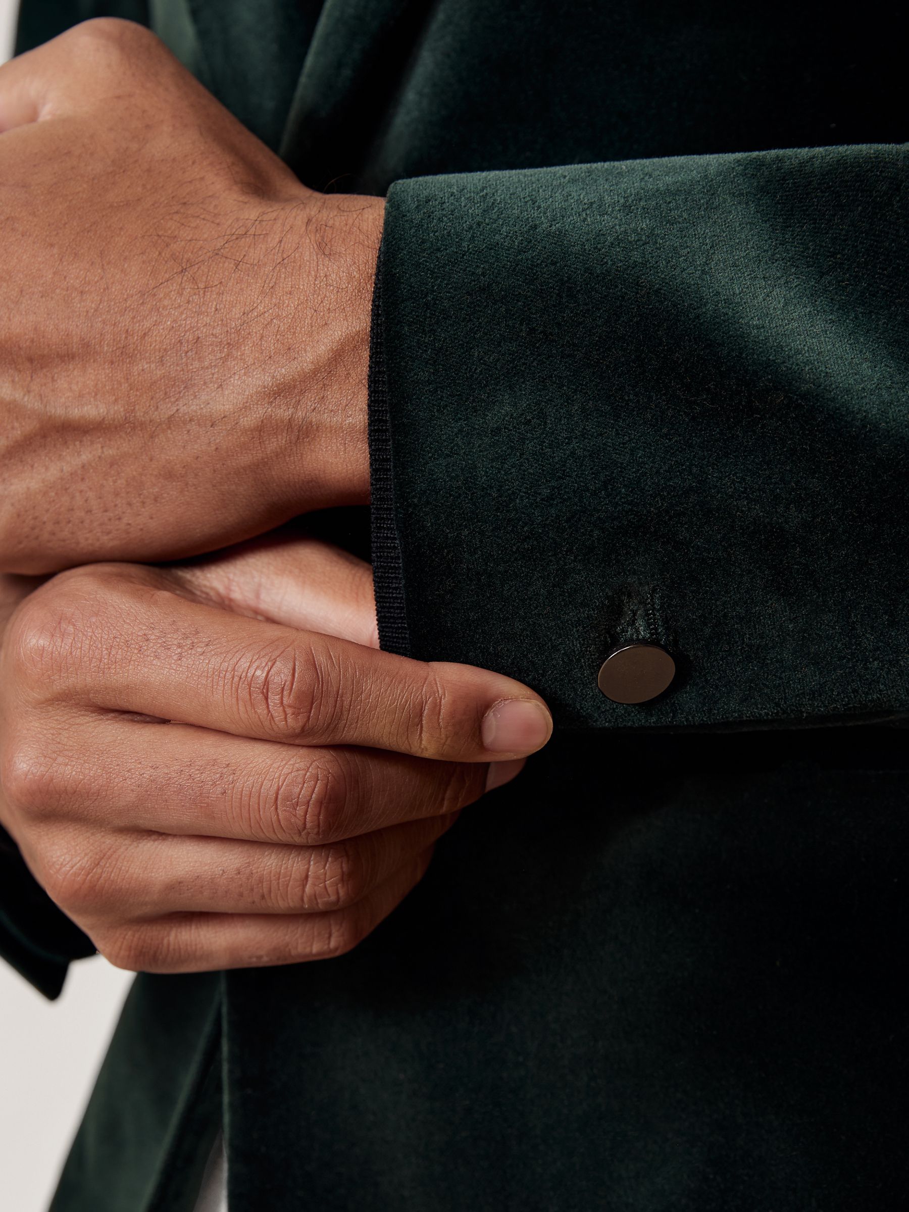 Jacket in Emerald Green