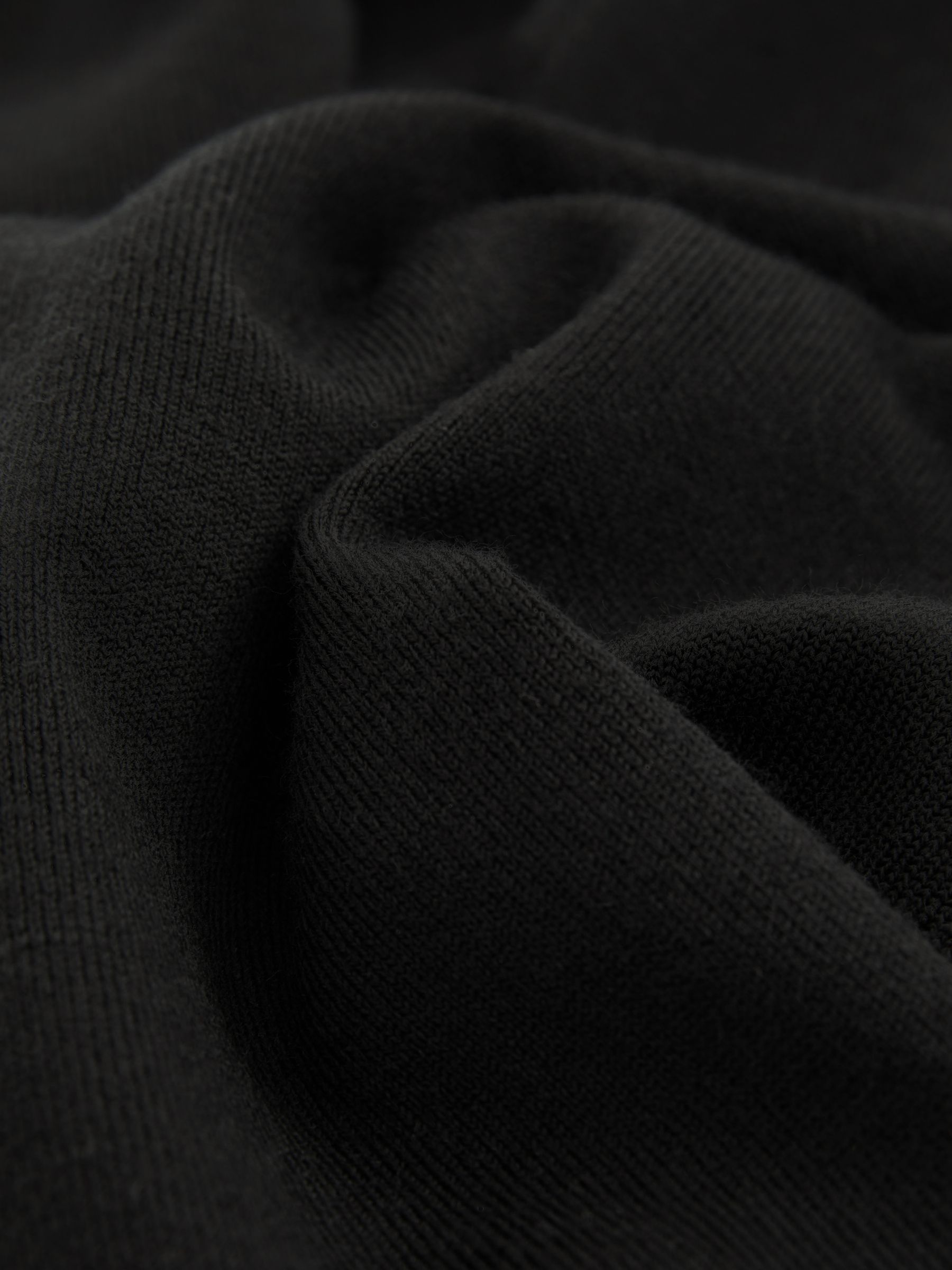 Merino-Blend Stretch Joggers in Black