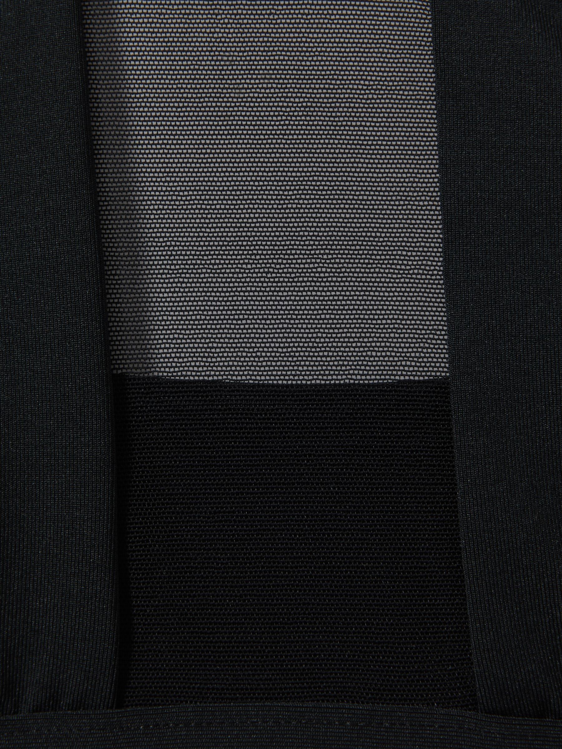 Calvin Klein Underwear Mesh Halterneck Bikini Top in Black