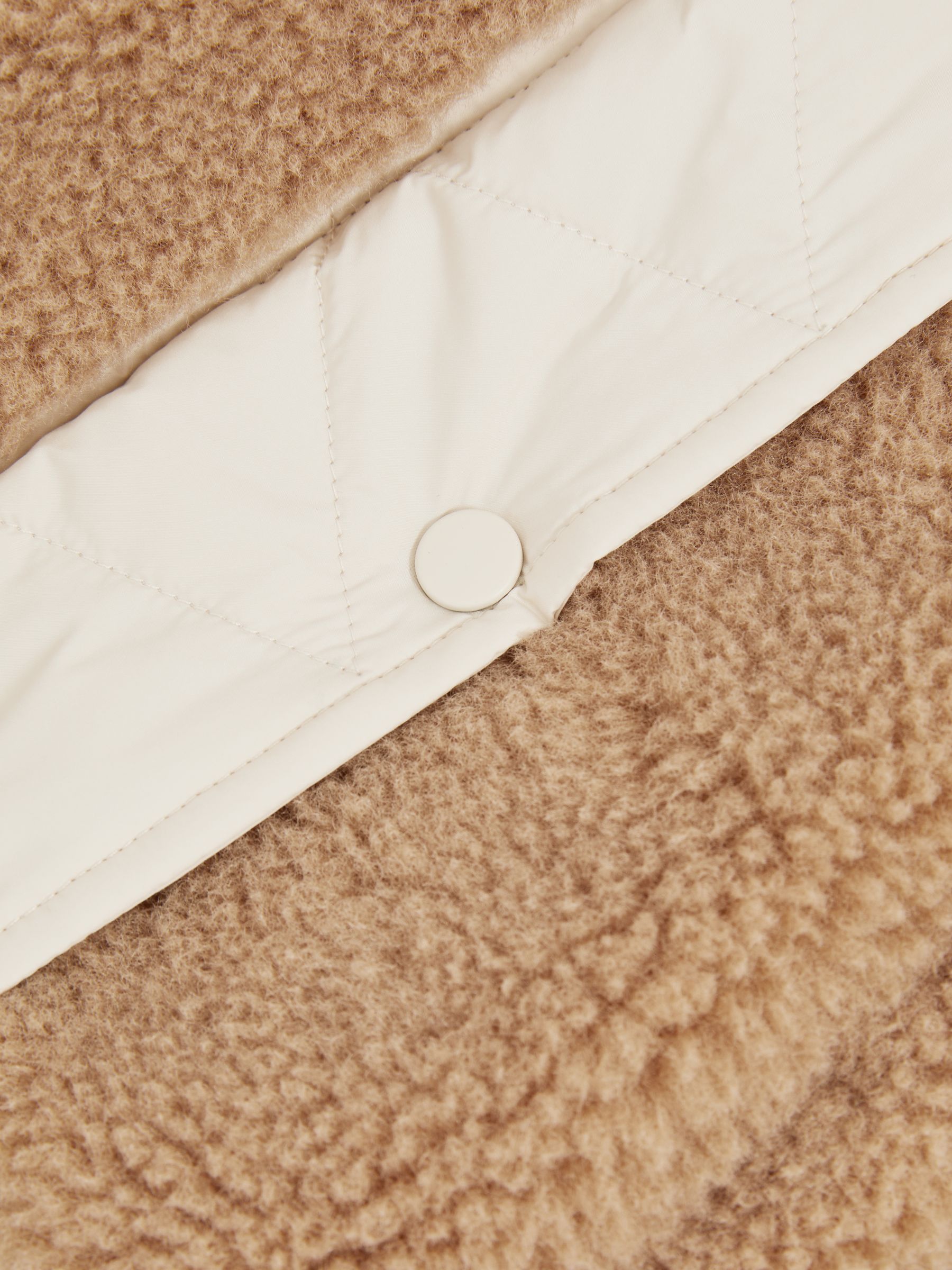 13-14 yrs Reversible Quilted Borg Gilet in Brown