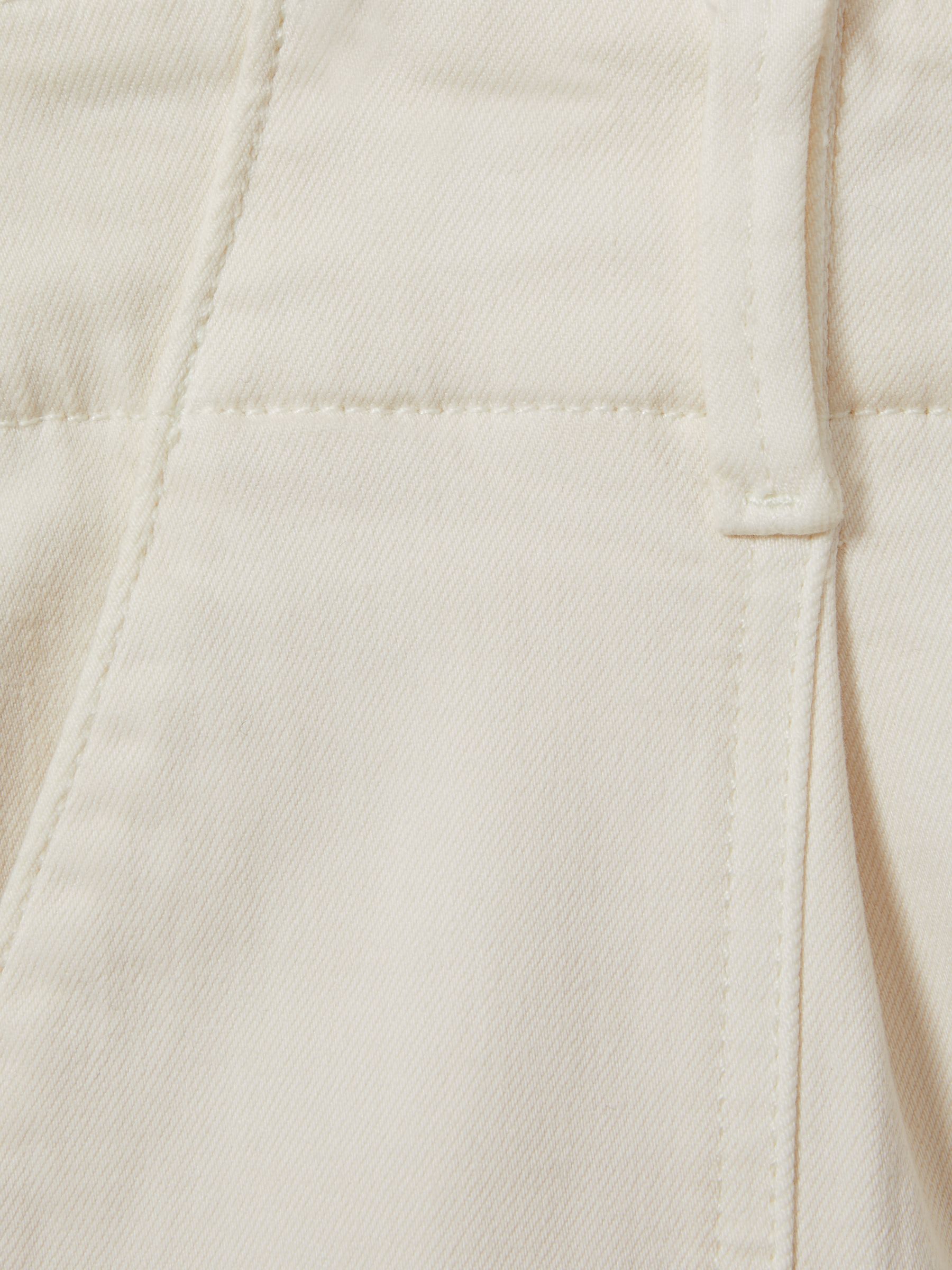 Paige High Rise Shorts With Turned-Up Hems in Sand