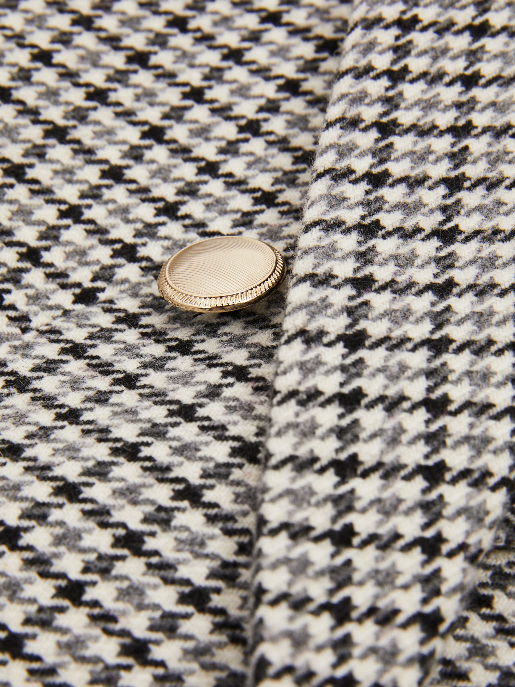 4-9 yrs Checked Double Breasted Suit Blazer in Black