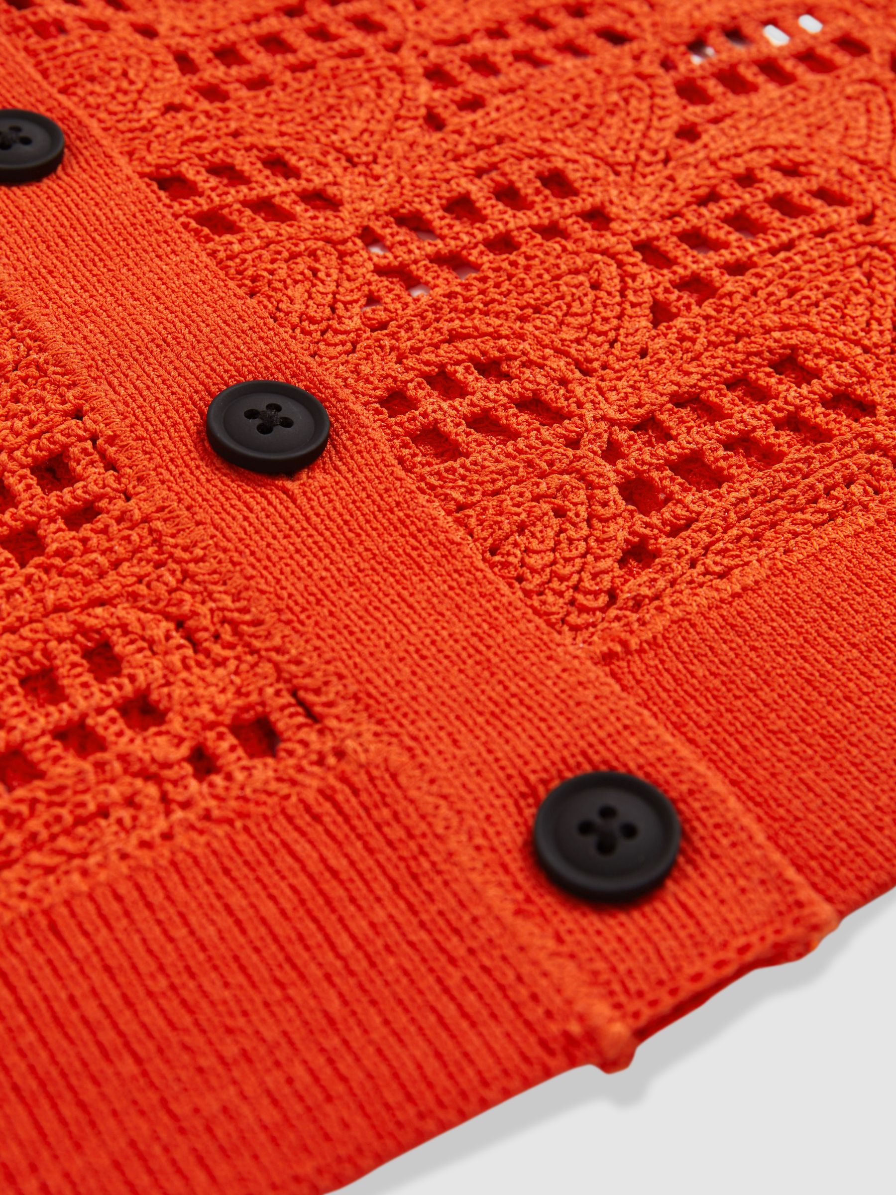 McLaren F1 Team Speedmark Crochet Shirt in Papaya